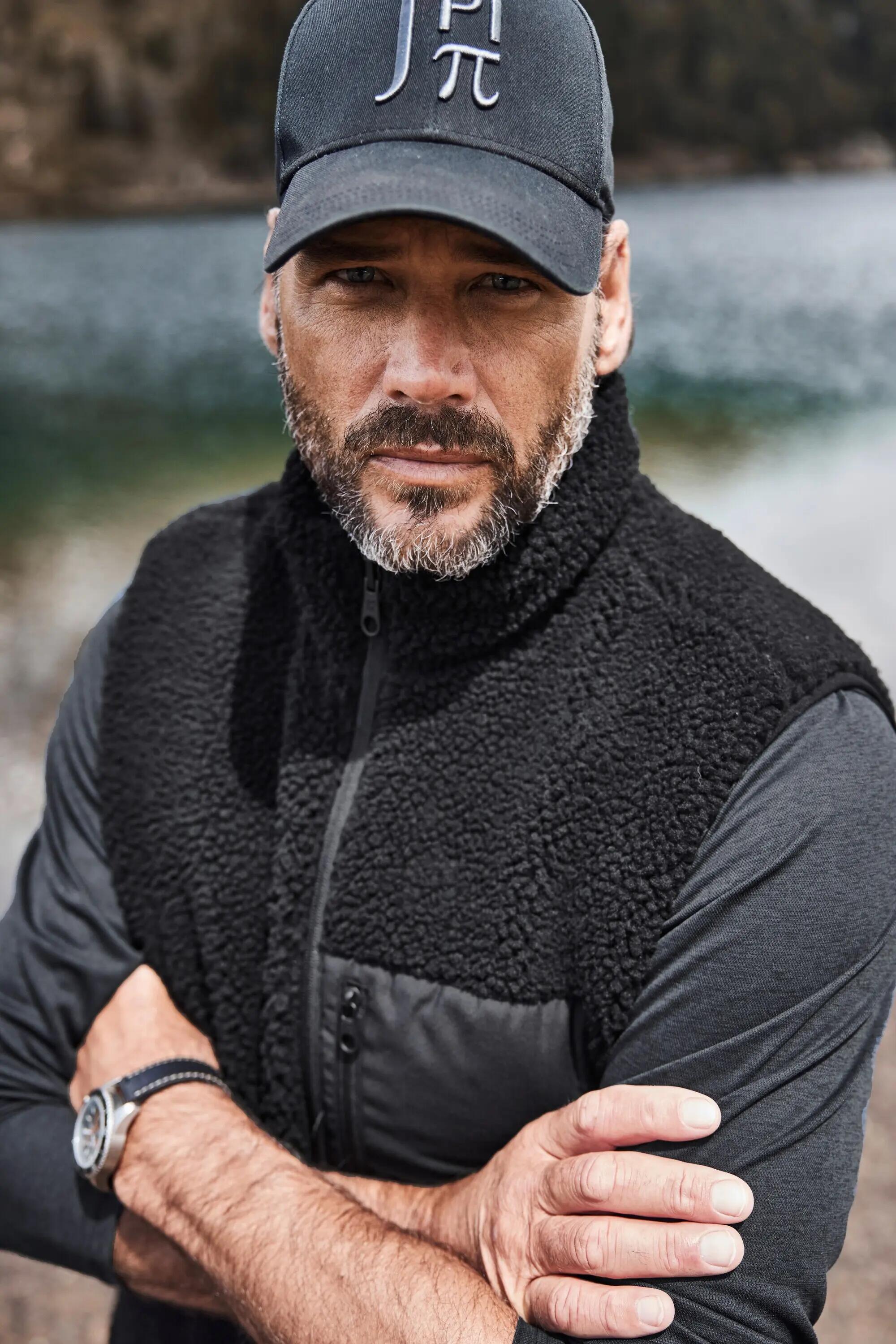 Heren Omkeerbare bodywarmer outdoor nylon/teddy 3/13