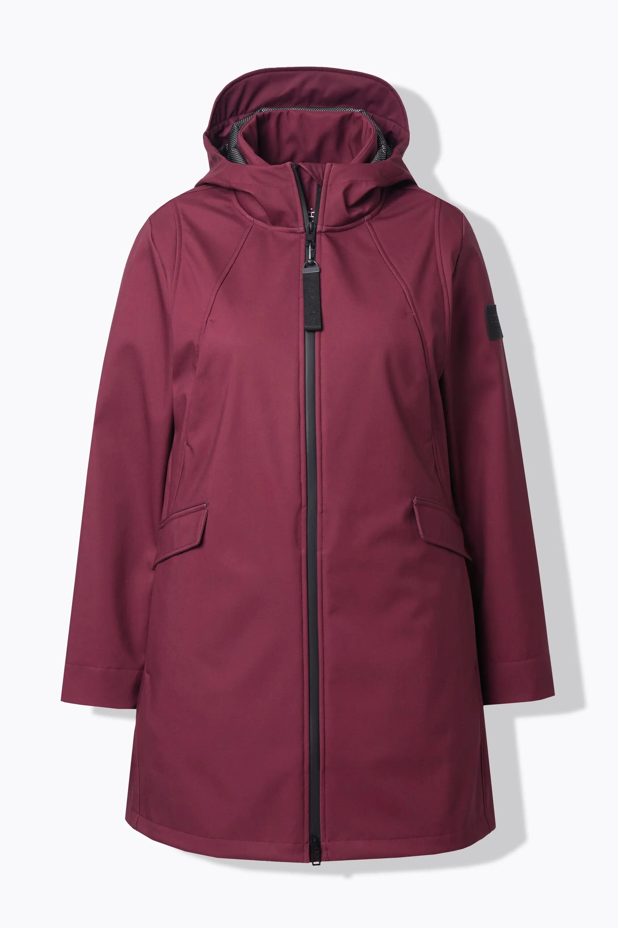 Dames HYPRAR softshell jas waterafstotend capuchon 2/13
