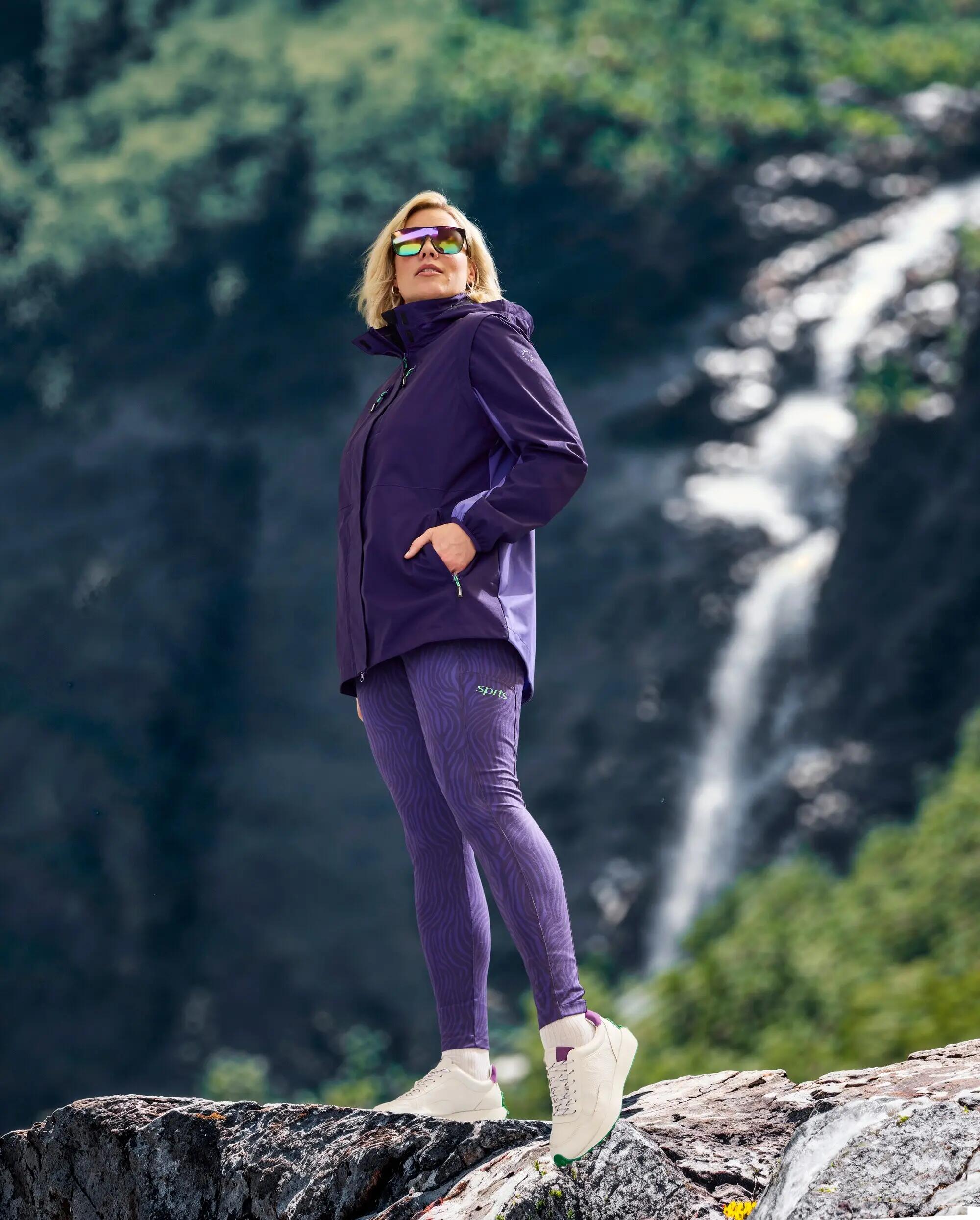 Femme Veste technique 2-en-1 imperméable manches amovibles 6/13