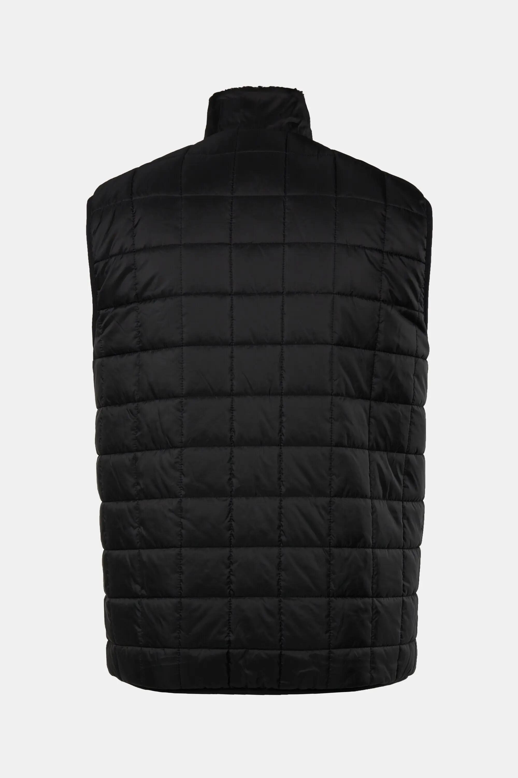 Heren Omkeerbare bodywarmer outdoor nylon/teddy 2/13