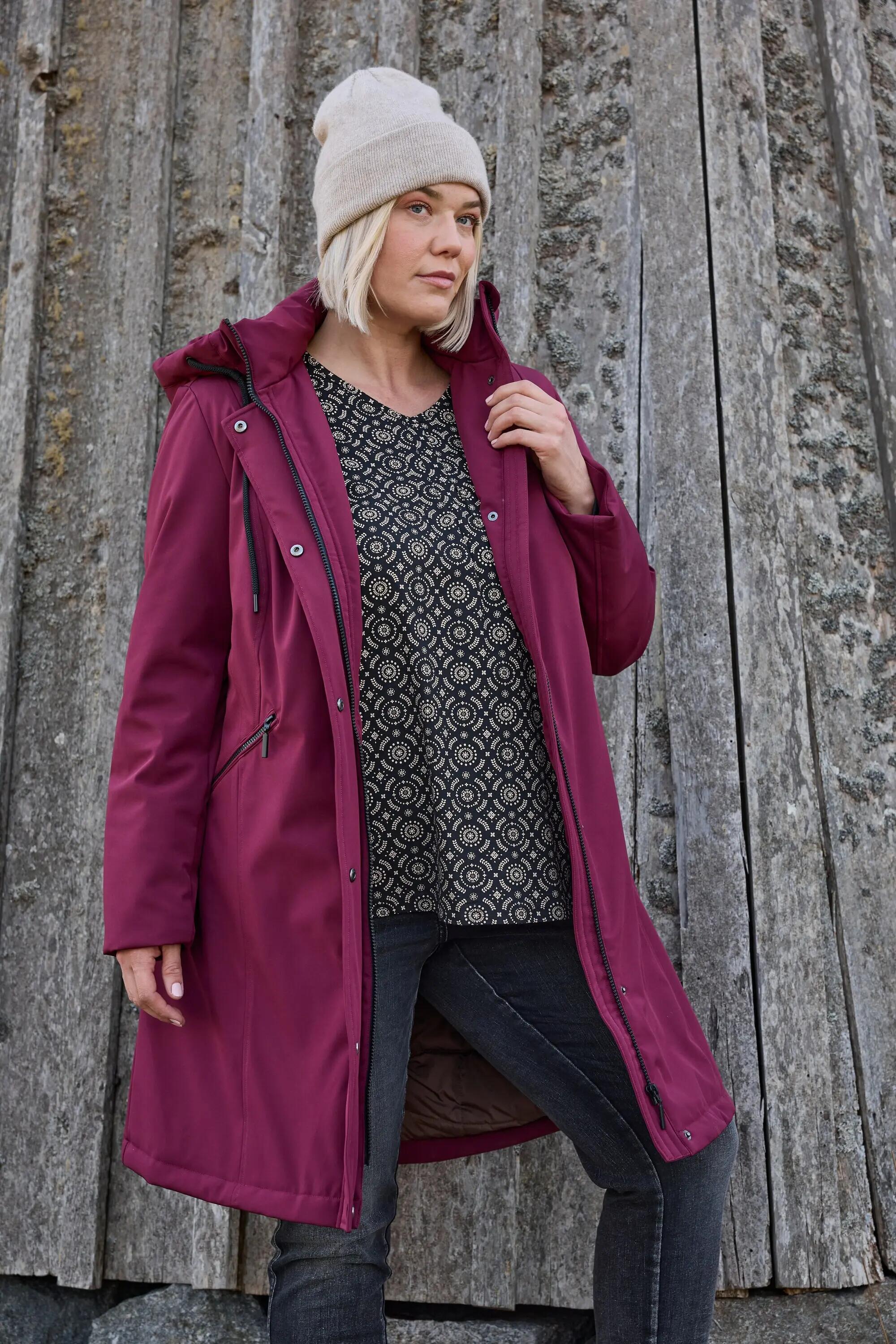 Damen HYPRAR Funktionsjacke wasserabweisend mit kontrastigem Innenfutter 9/9