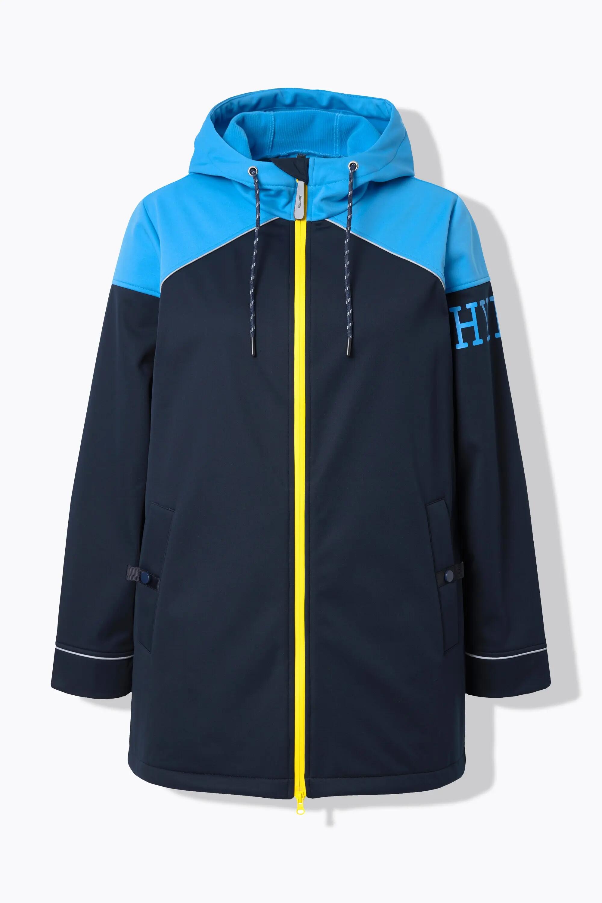 Femme Veste longue softshell tissu déperlant fermeture à glissière à double sens 4/13