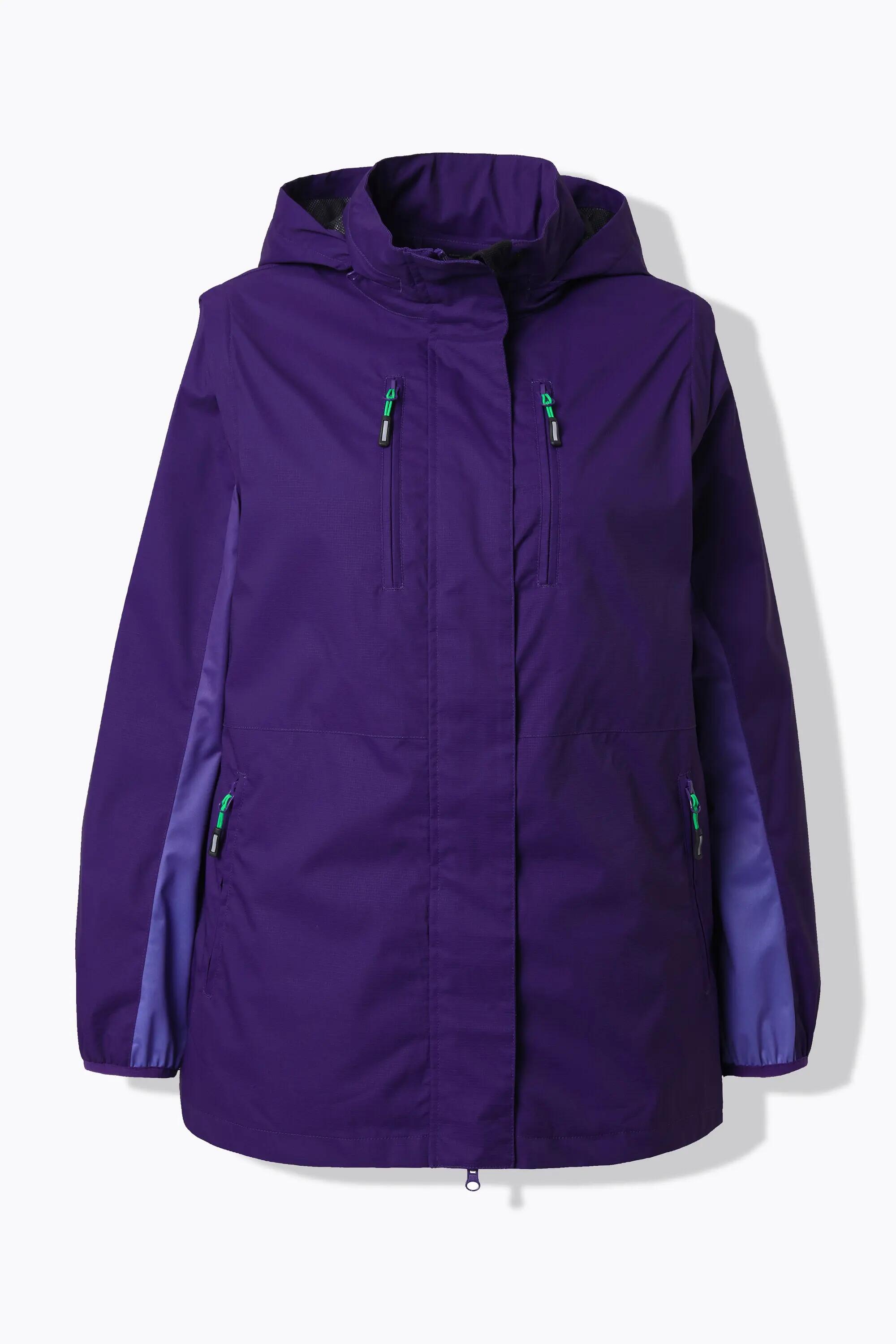 Femme Veste technique 2-en-1 imperméable manches amovibles 5/13