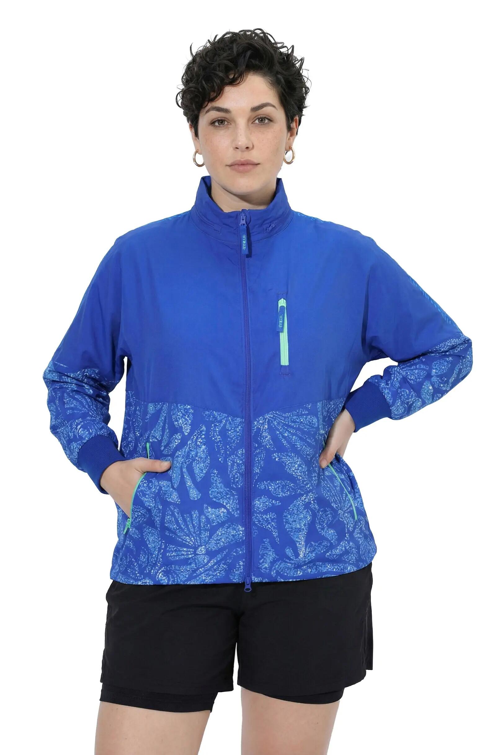 Femme Veste outdoor corail capuche indice SPF 50+ 6/13