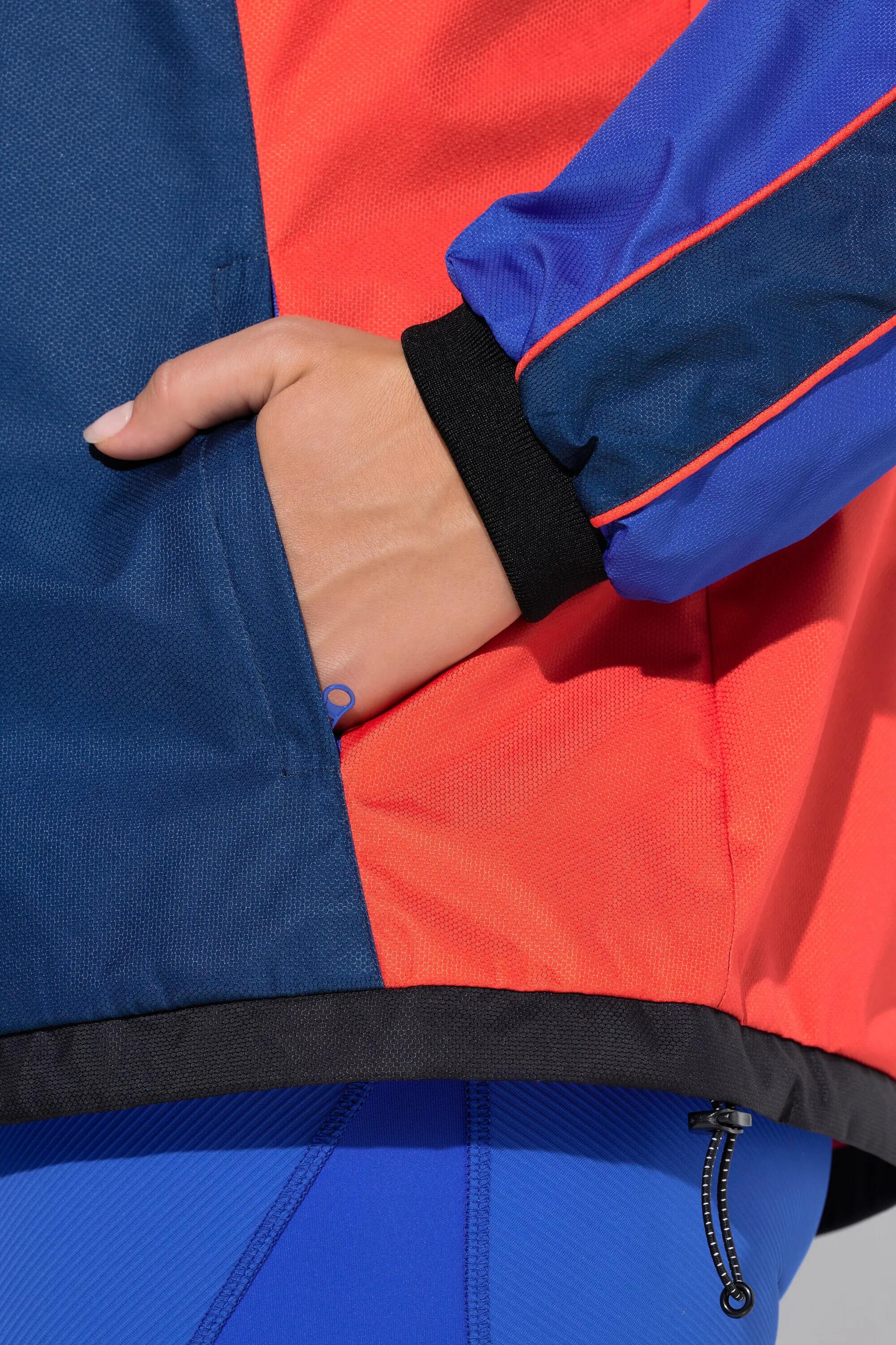 Femme Veste d'extérieur à capuche cordons à la base et matière déperlante 11/13