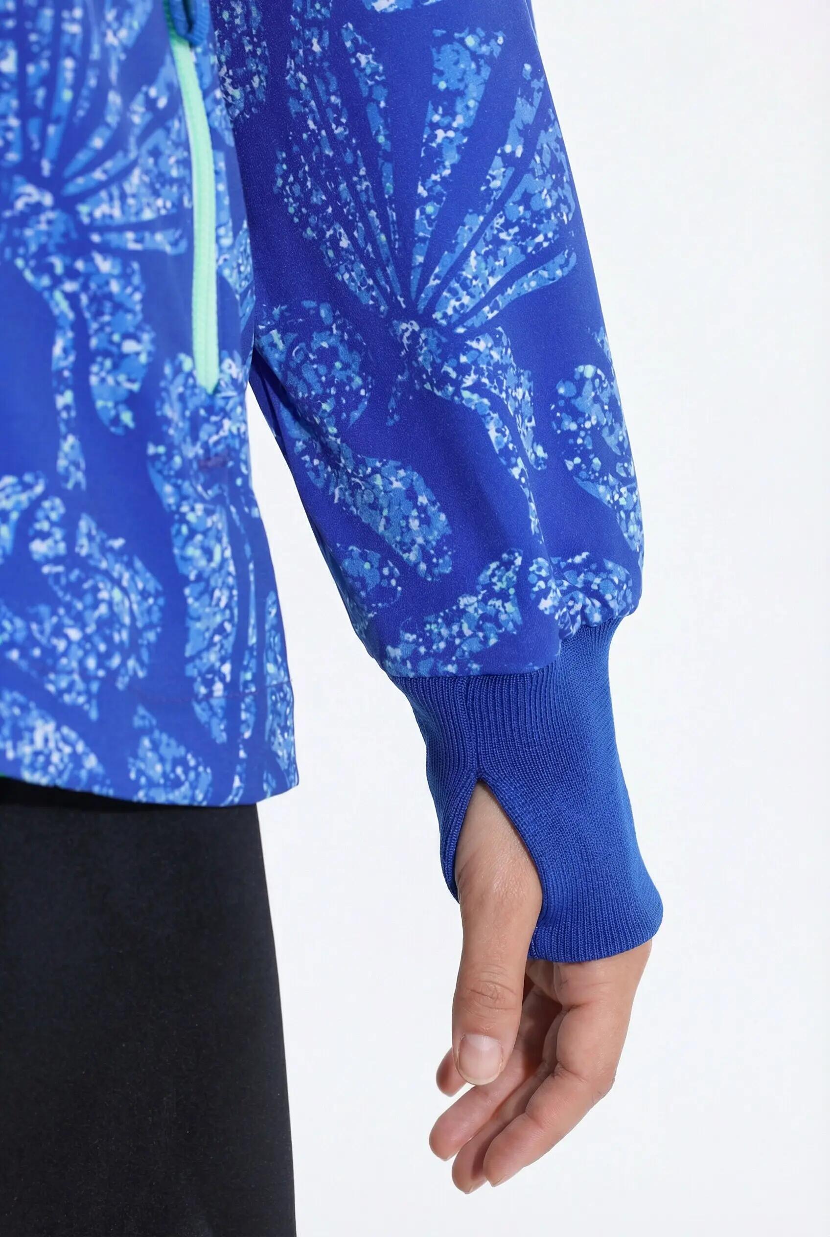 Femme Veste outdoor corail capuche indice SPF 50+ 13/13