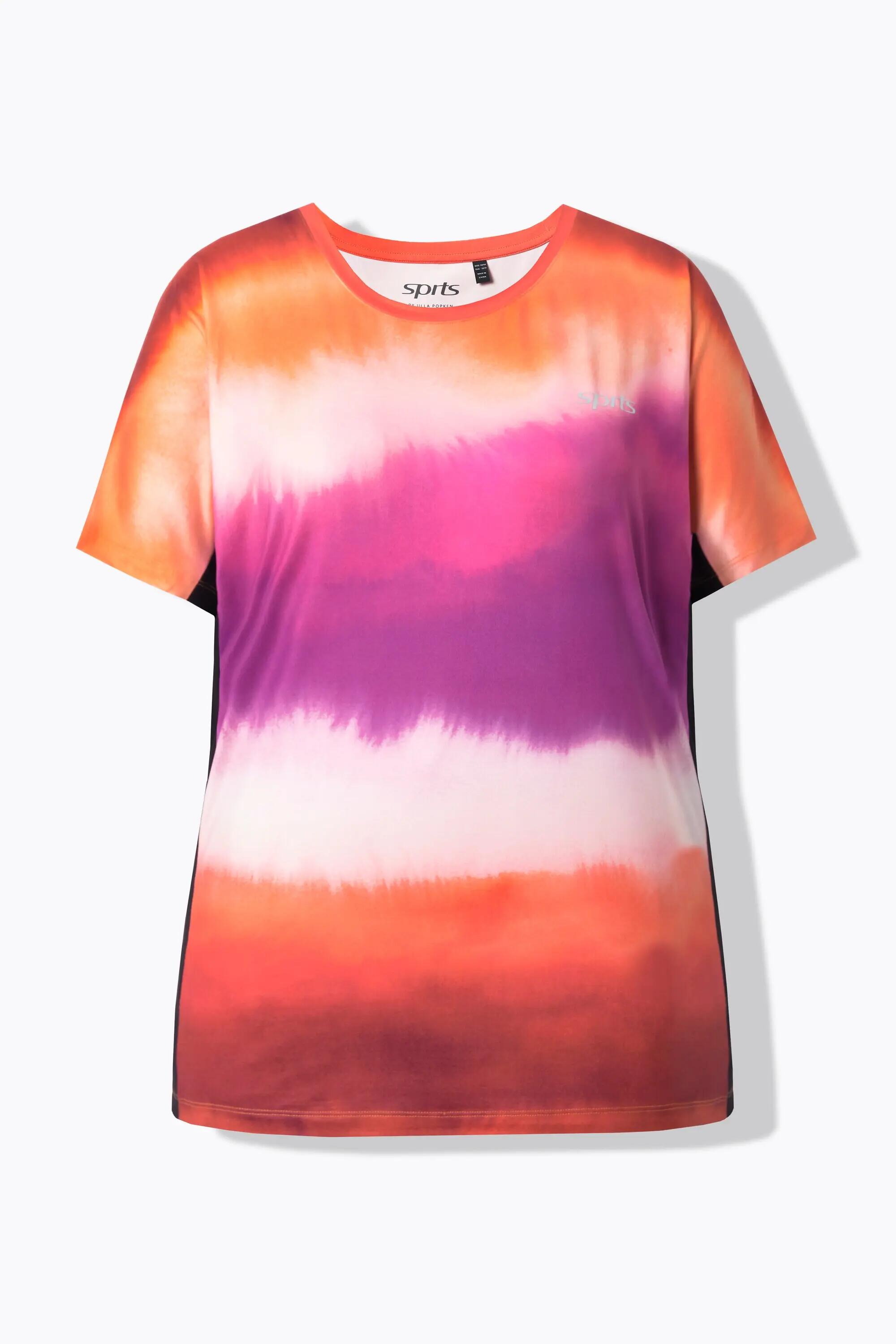 Dames Functioneel shirt inzetstukken van mesh ronde hals korte mouwen gerecycled 11/11
