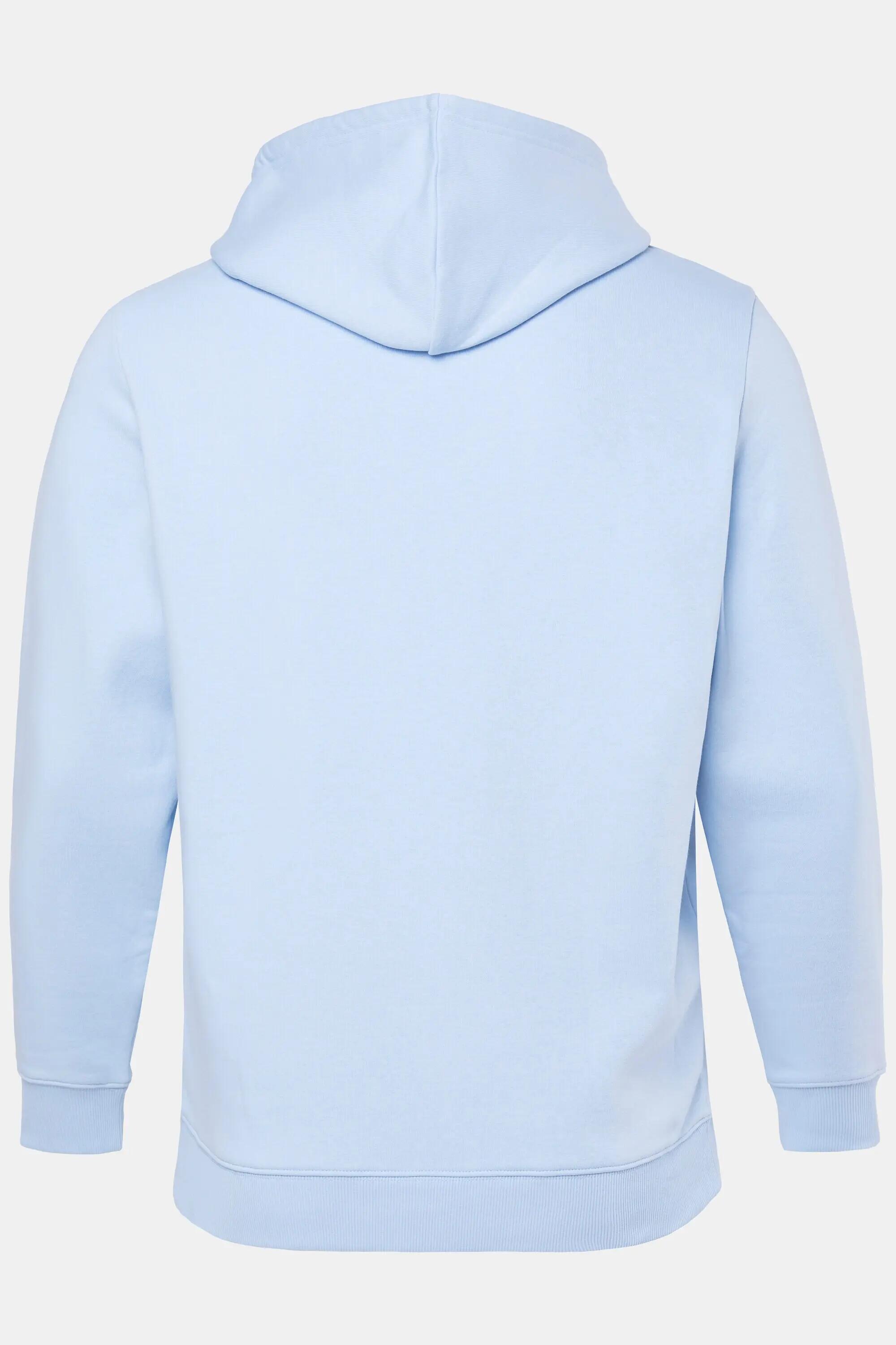 Heren Hoodie fitness capuchontrui borstprint 10/11