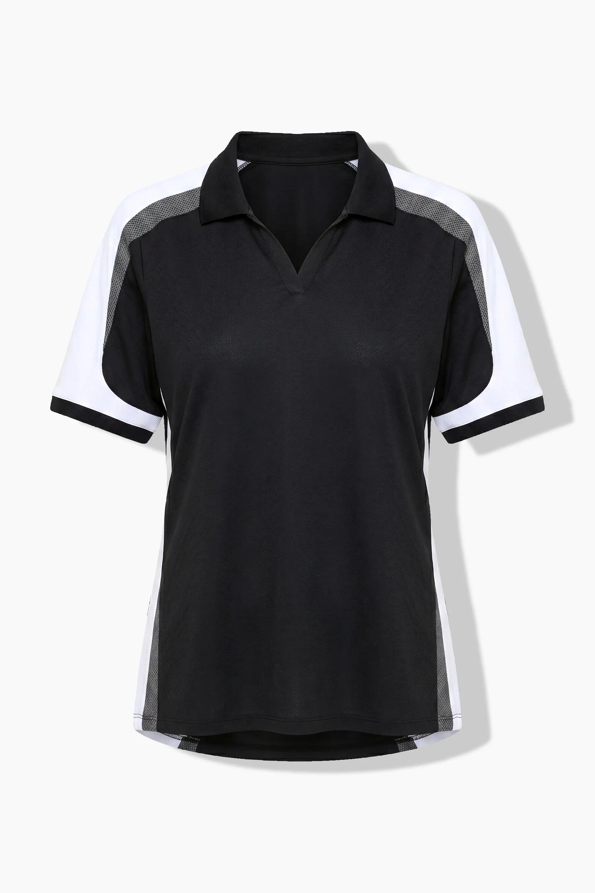 Damen Funktions-Poloshirt Polokragen Halbarm 11/11