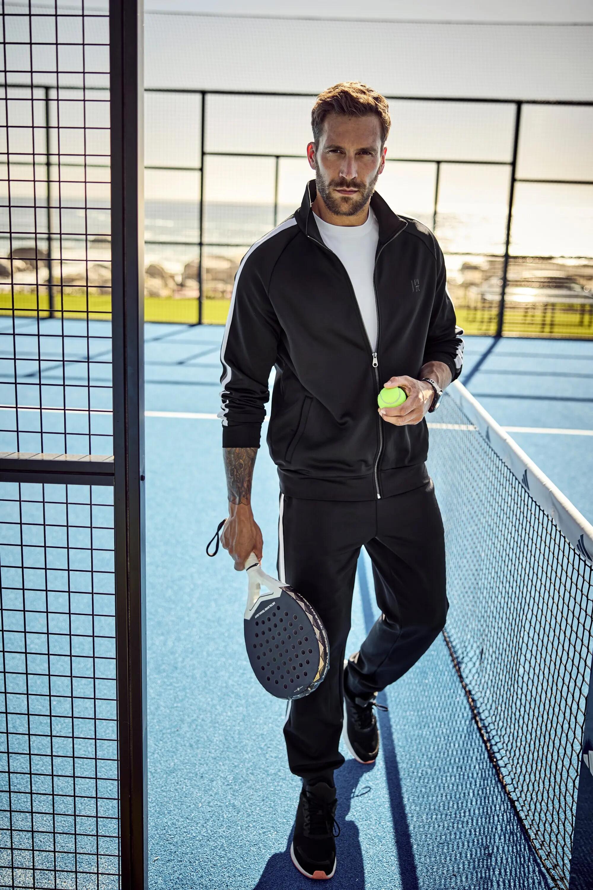 Heren Trainingsjasje FLEXNAMIC® tennis opstaande kraag 13/13