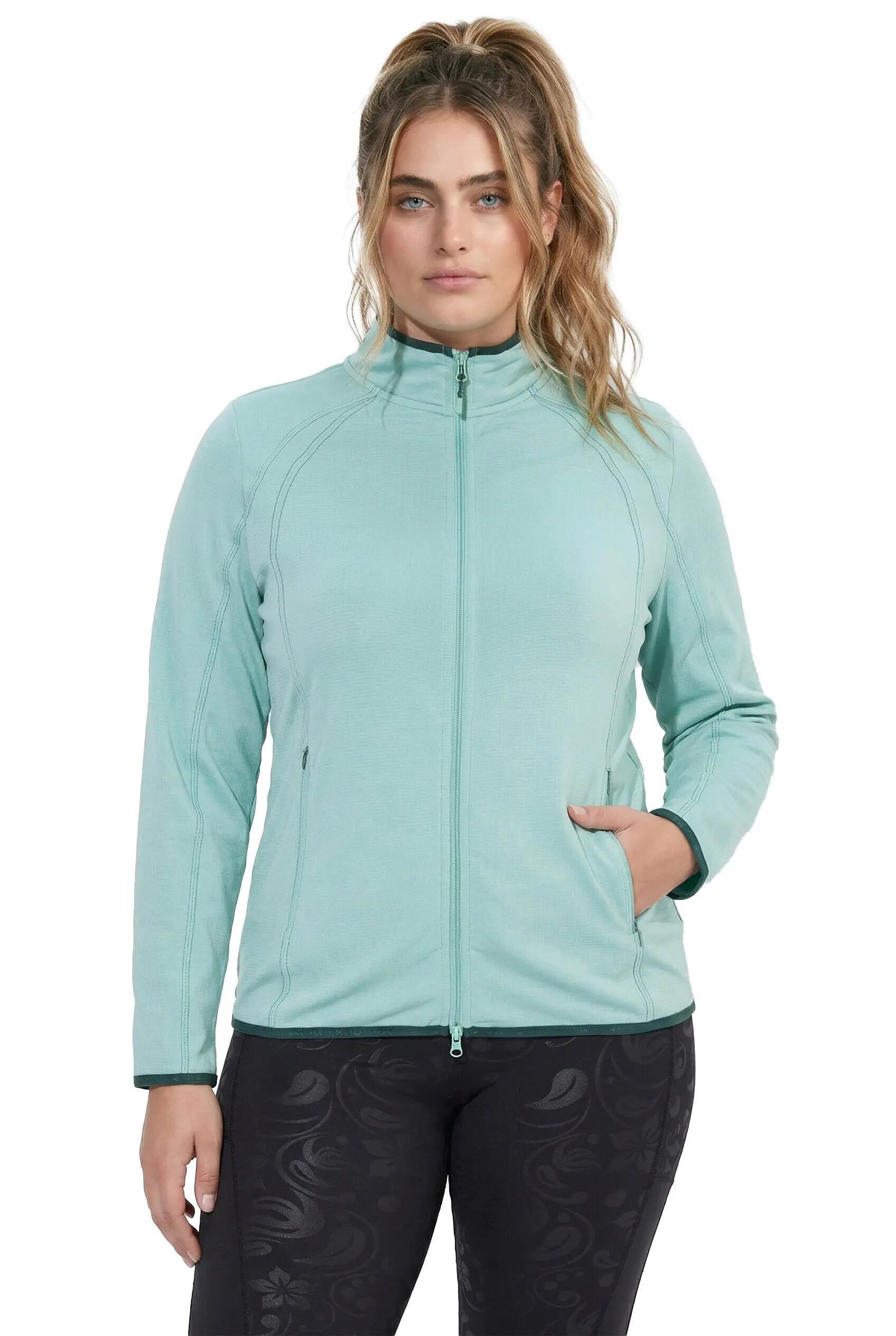 Femme Veste en molleton technique col montant et manches longues 3/13
