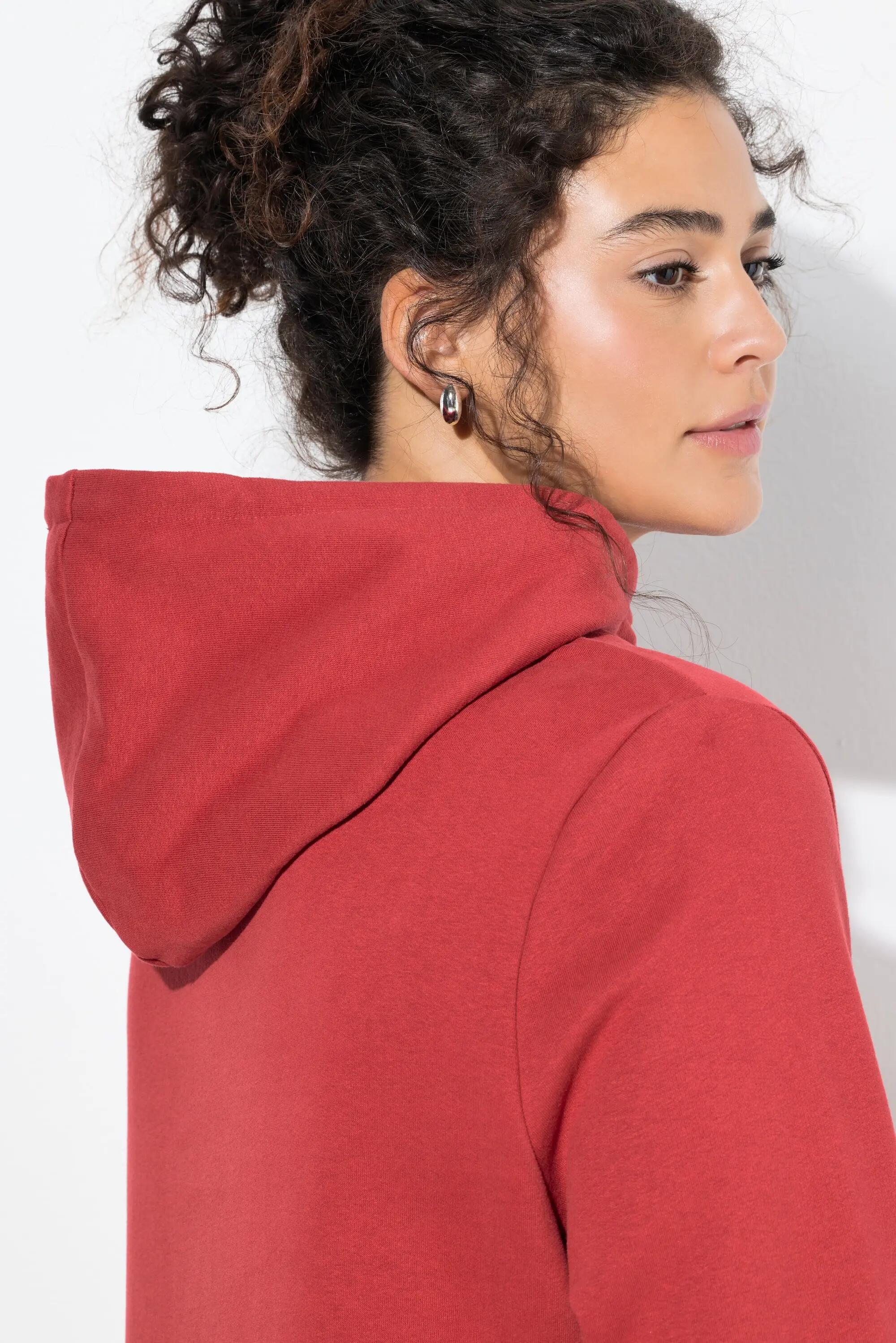 Femme Sweat-shirt long à capuche coupe oversize et manches longues 9/13