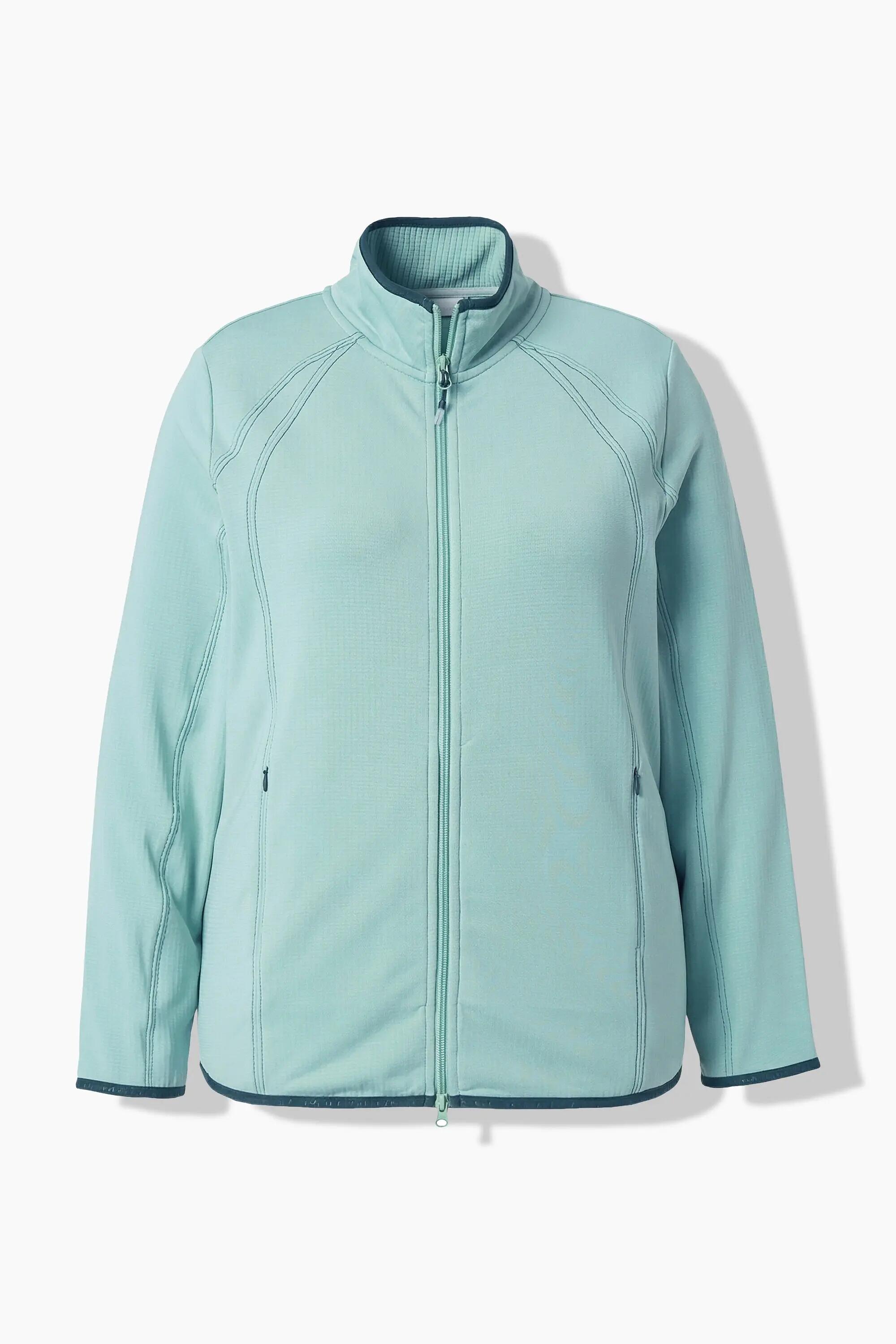 Femme Veste en molleton technique col montant et manches longues 2/13