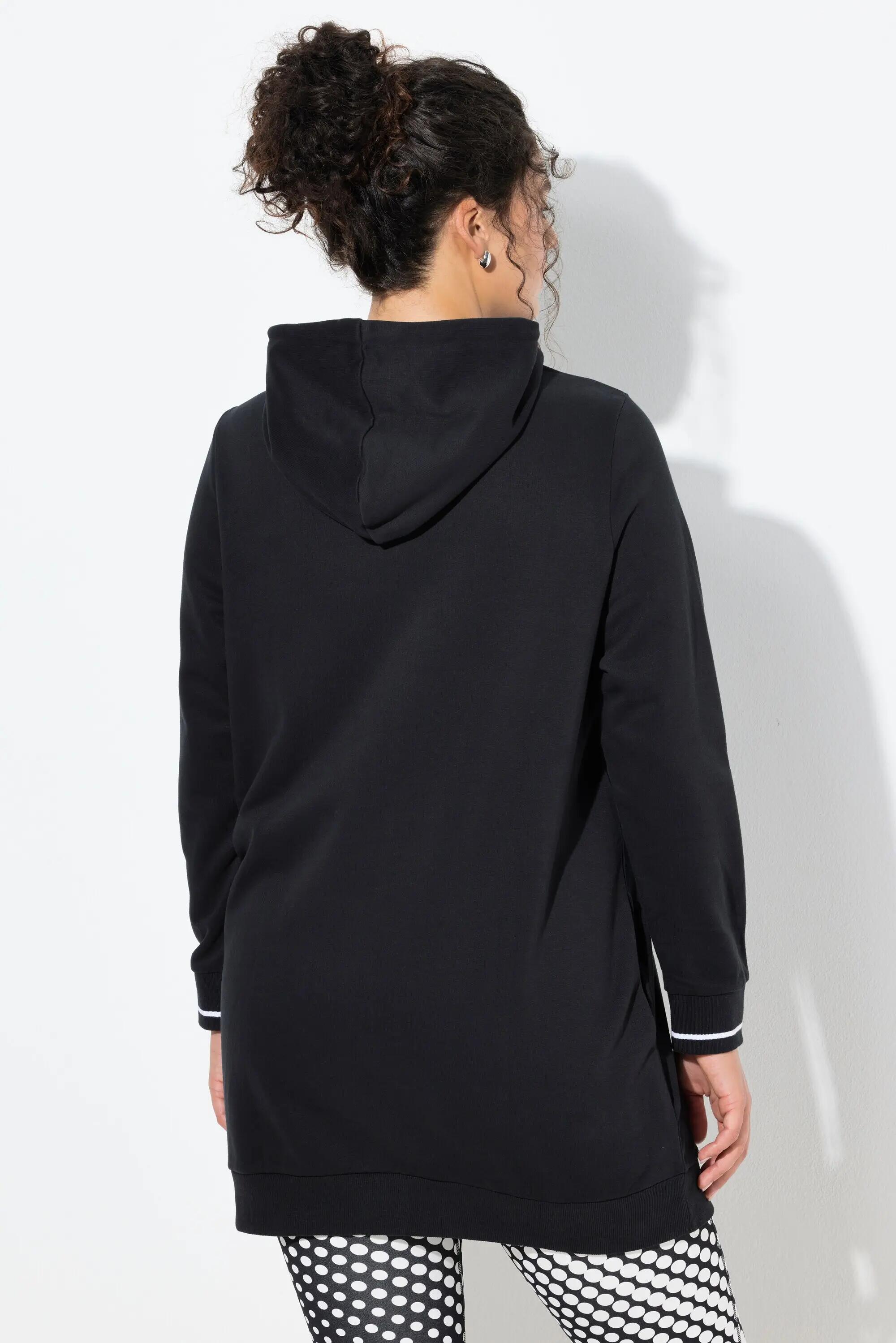 Dames Lange hoodie oversized capuchon lange mouw 8/13