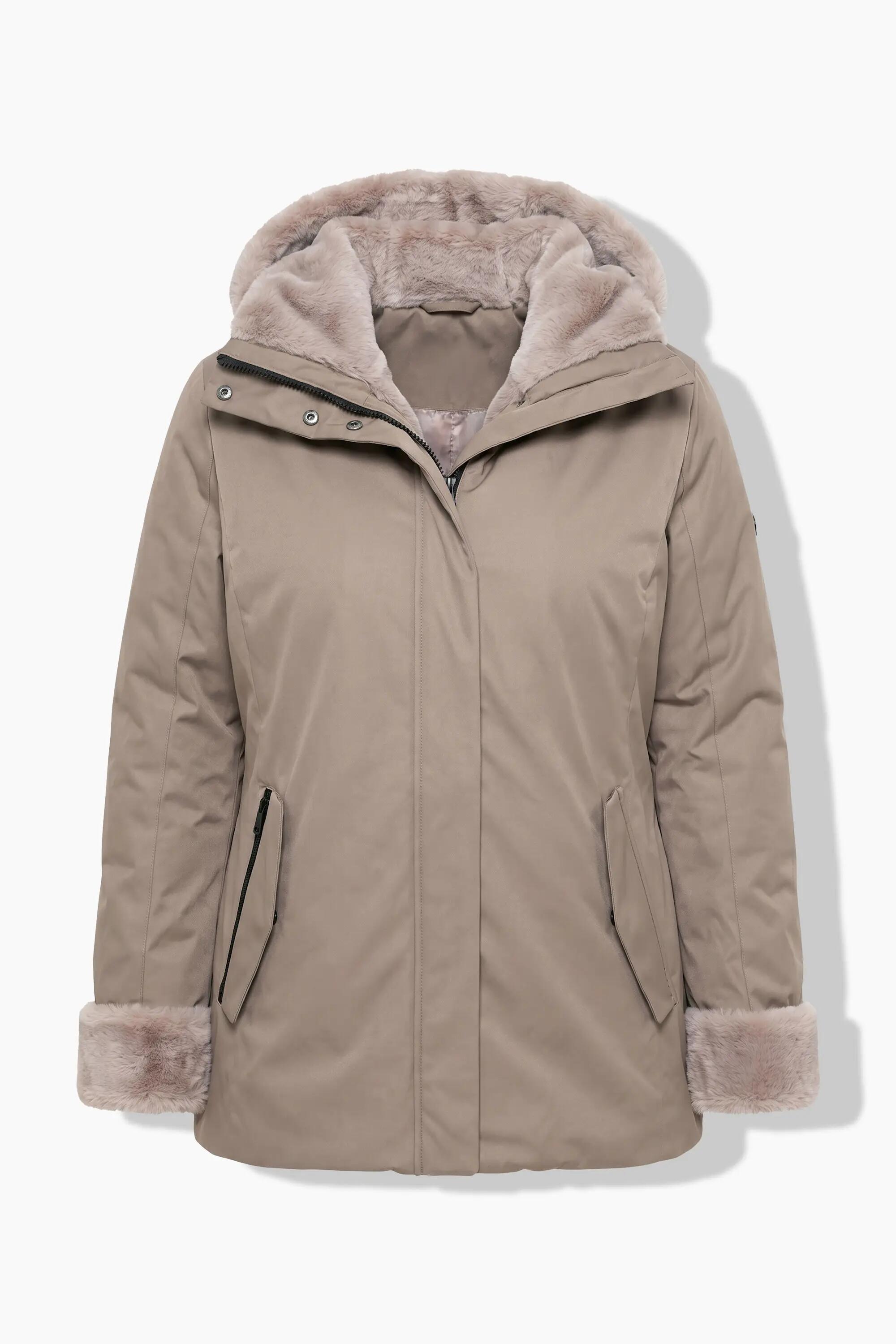 Femme Veste technique HYPRAR à capuche modèle imperméable fausse fourrure 2/13
