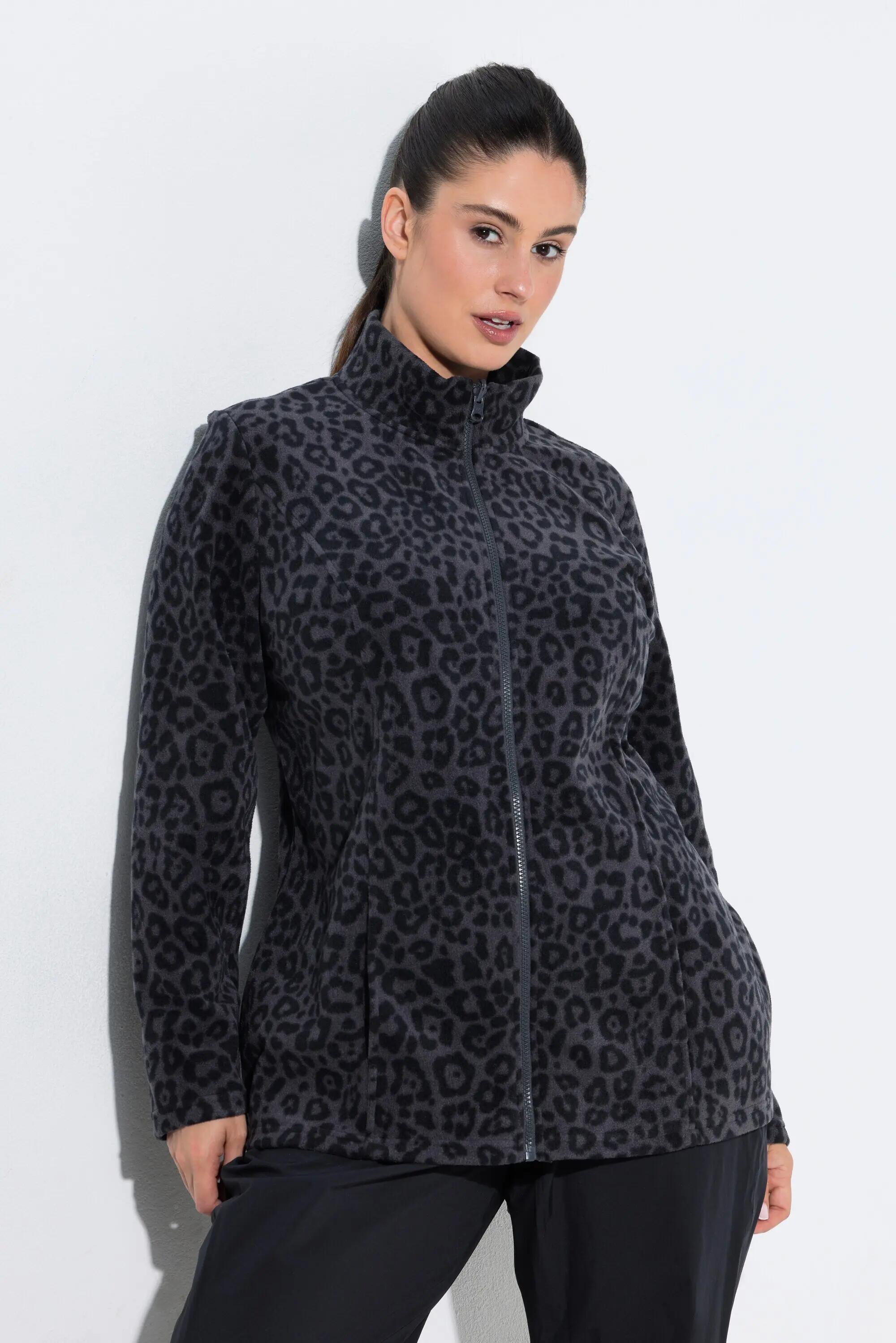 Dames ZipIn fleecejas mix & match-systeem opstaande kraag gerecycled 10/11