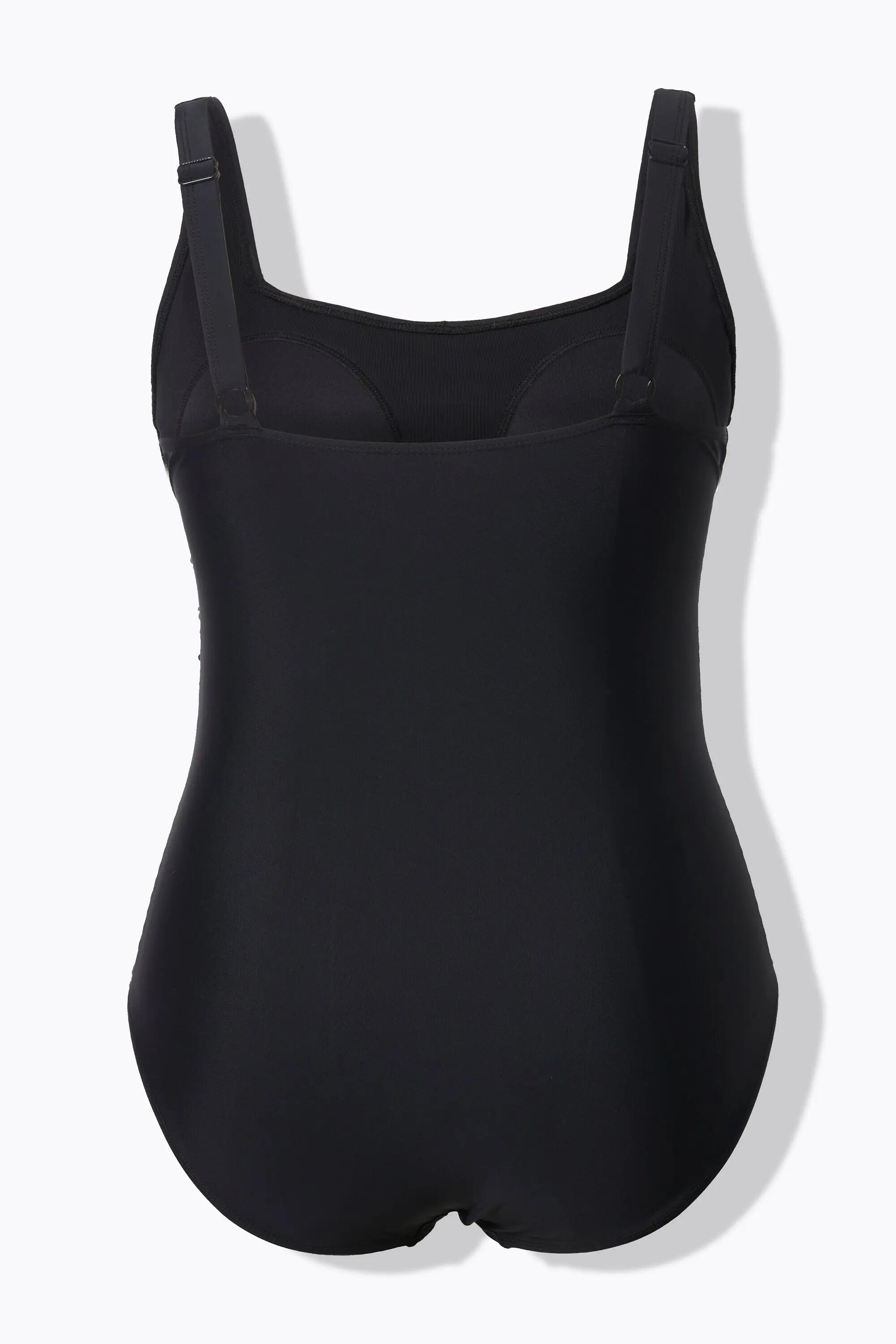 Damen Badeanzug Drapierung Softcups Träger verstellbar 13/13