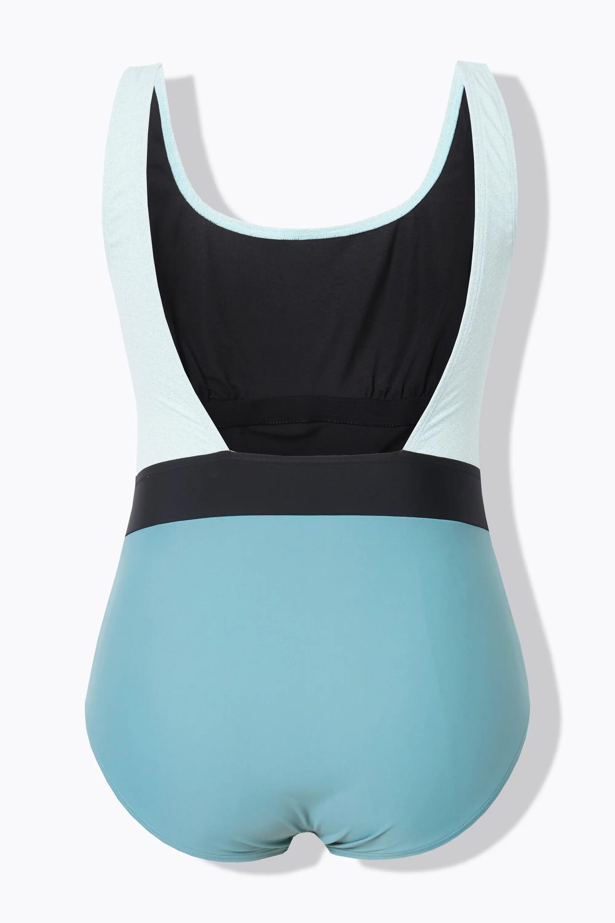 Damen Badeanzug Glitzer ohne Softcups recycelt 2/13