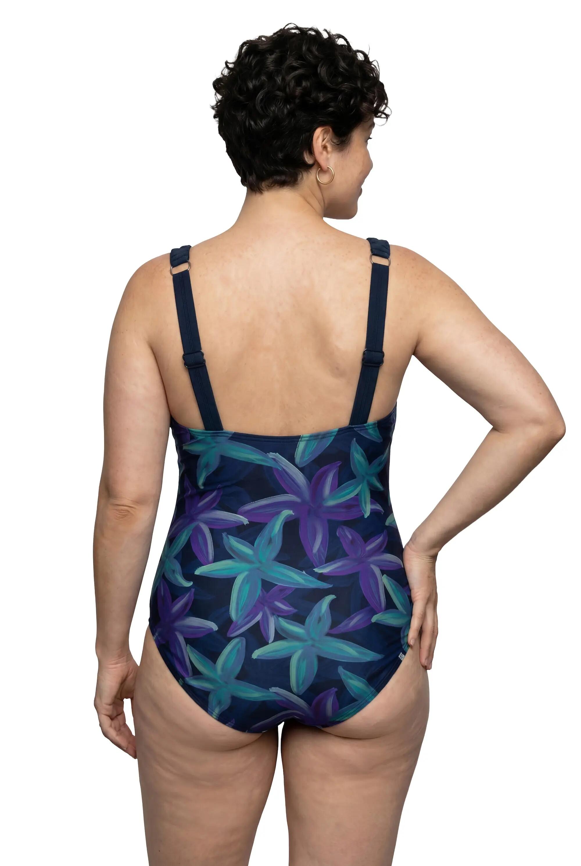 Femme Maillot de bain bonnets souples motif floral et bretelles « scrunchie » 2/13