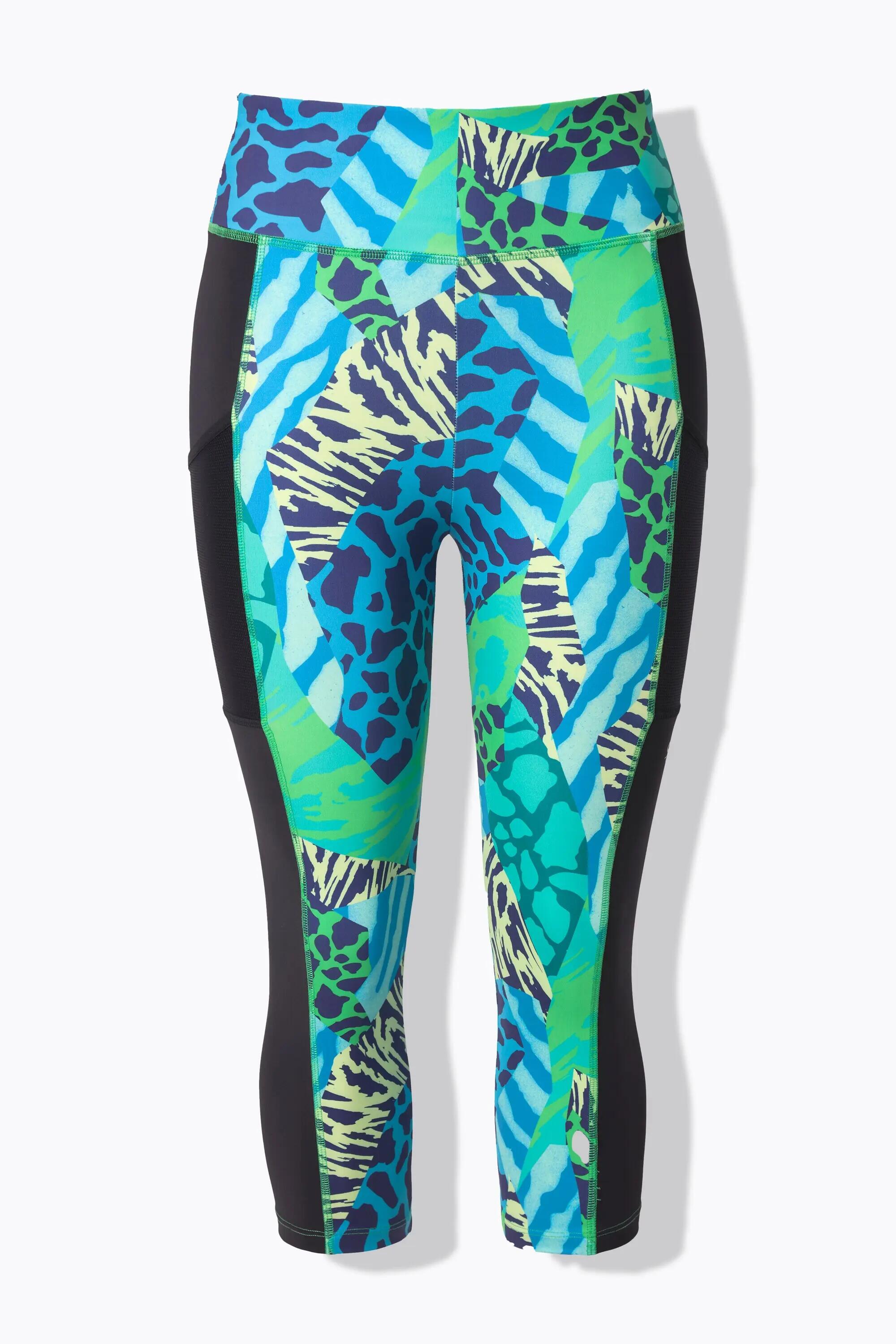 Femme Legging corsaire Capri motif animal et taille élastique matière recyclée 11/11