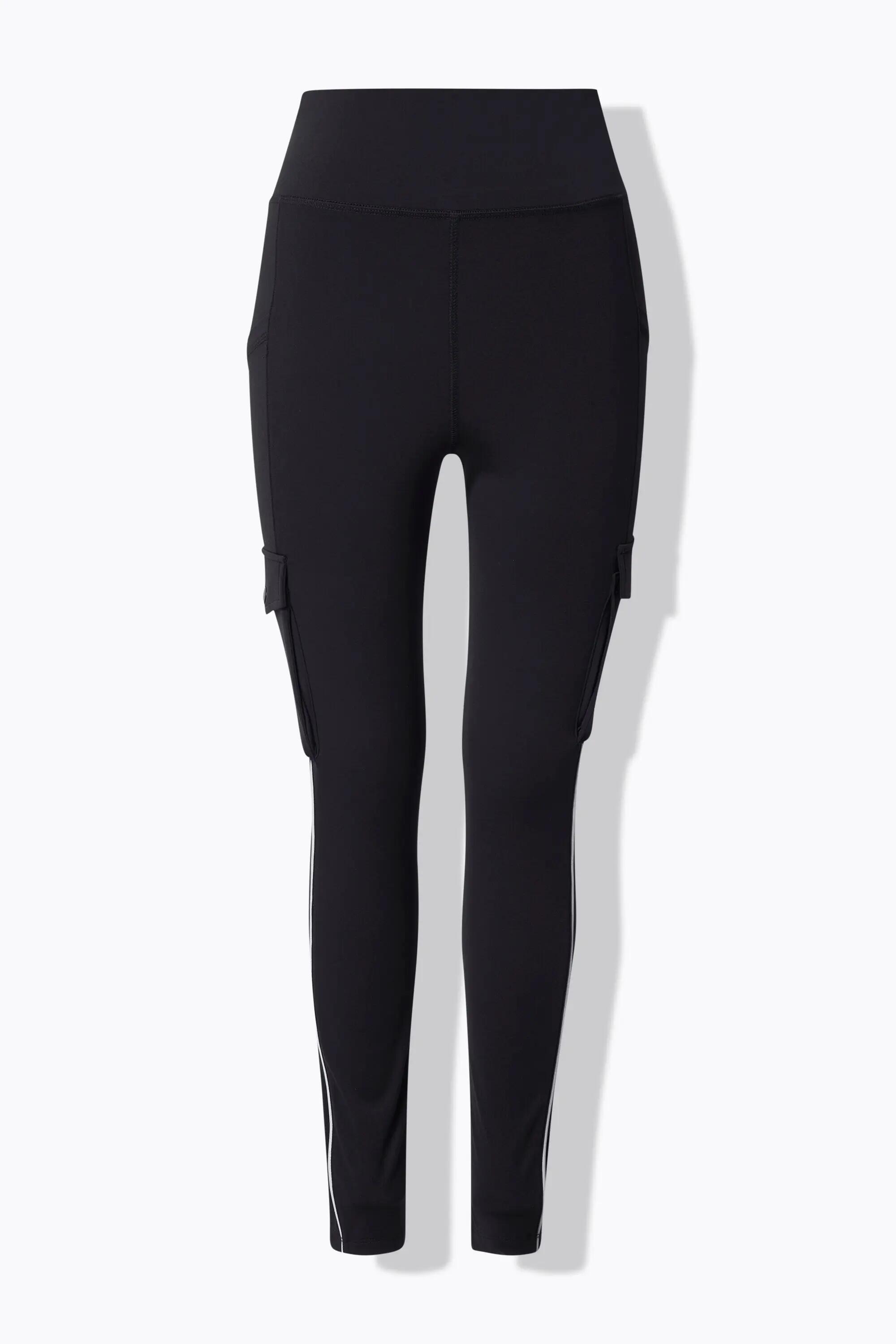 Damen Sport-Leggings Cargotaschen Powerstretch Reflektor 4/13