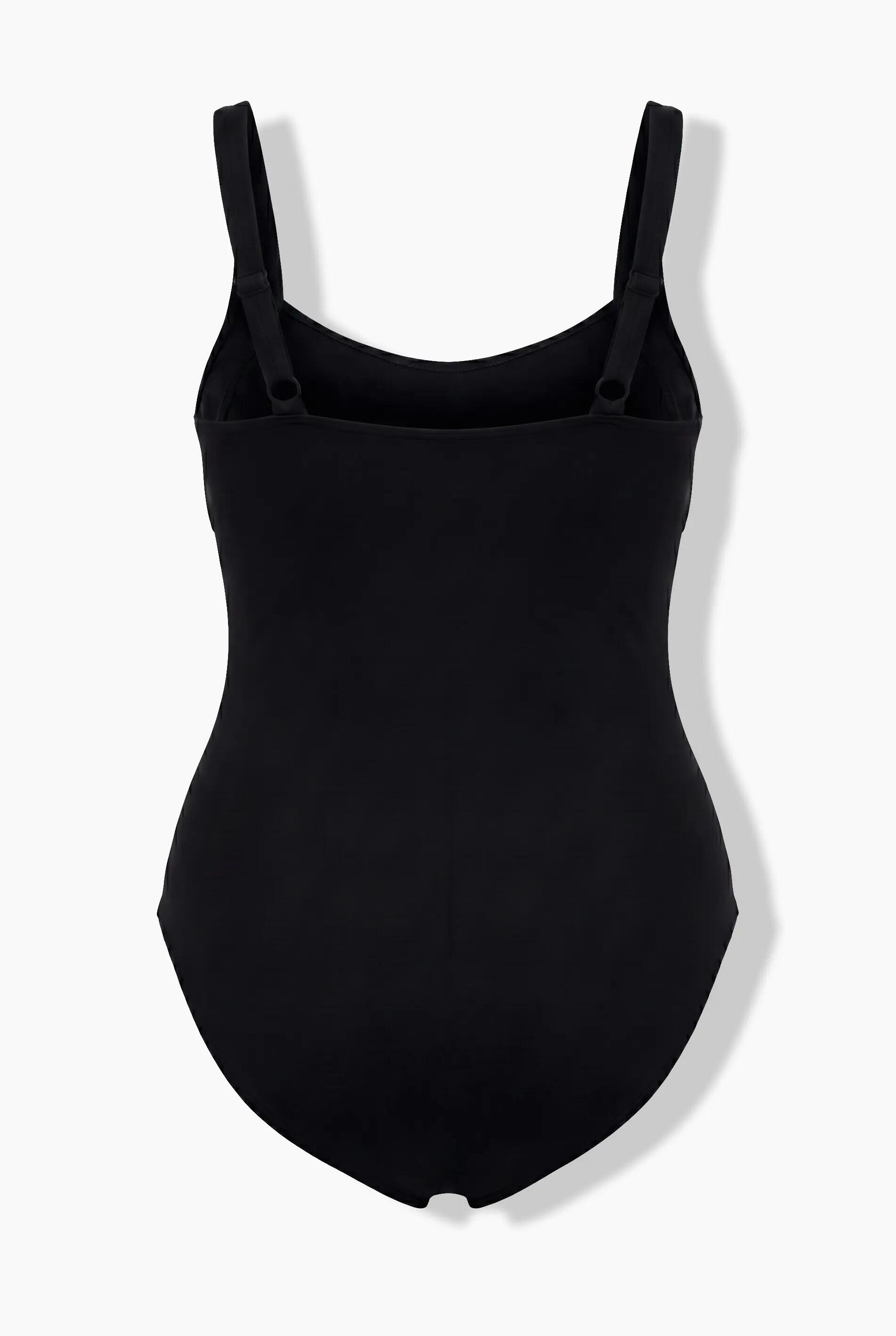Damen Badeanzug Paspeln Softcups Träger verstellbar recycelt 13/13