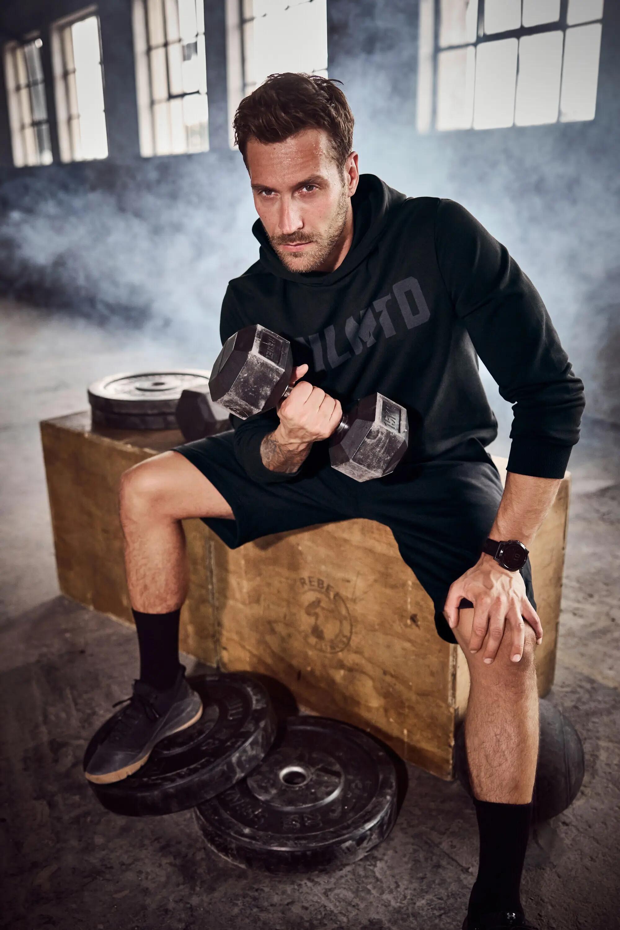 Hommes Sweat à capuche en molleton collection Fitness 11/11