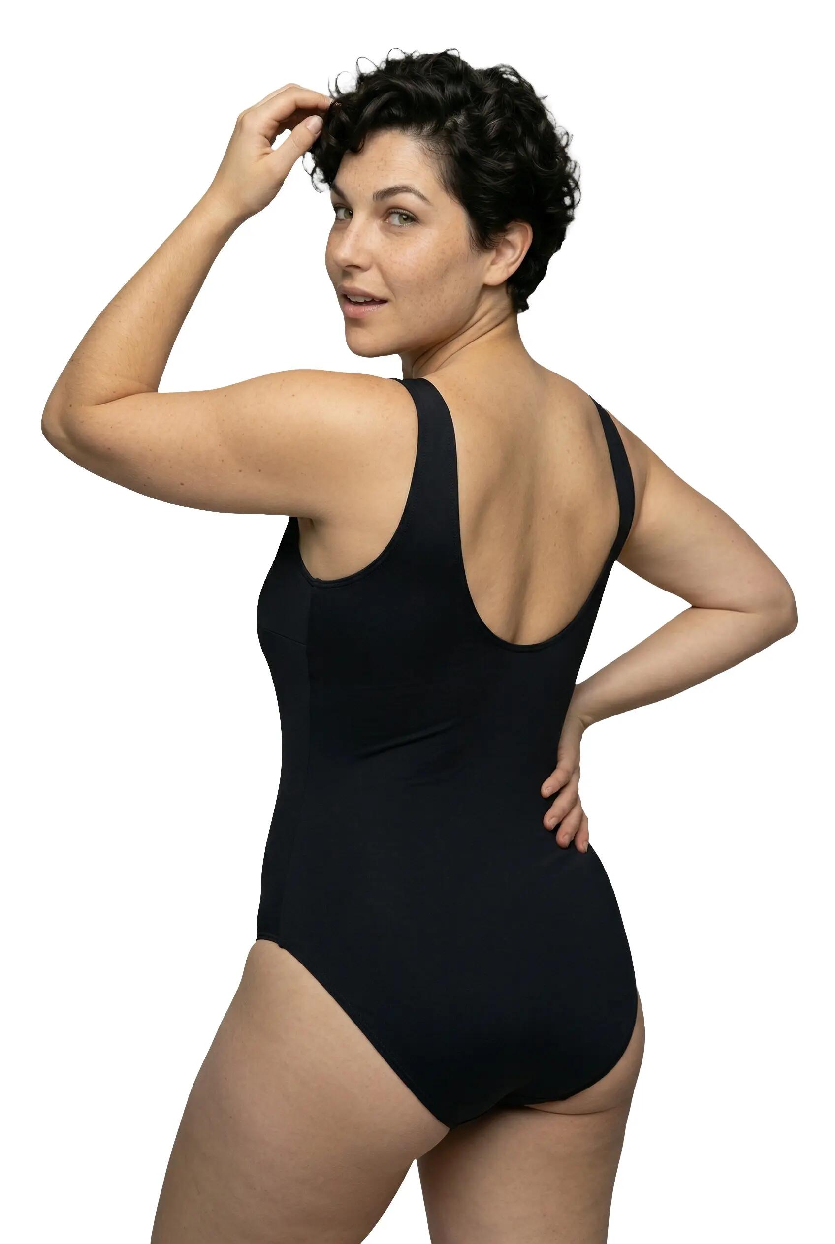 Femme Maillot de bain avec bonnets souples et bordures fantaisie 3/13