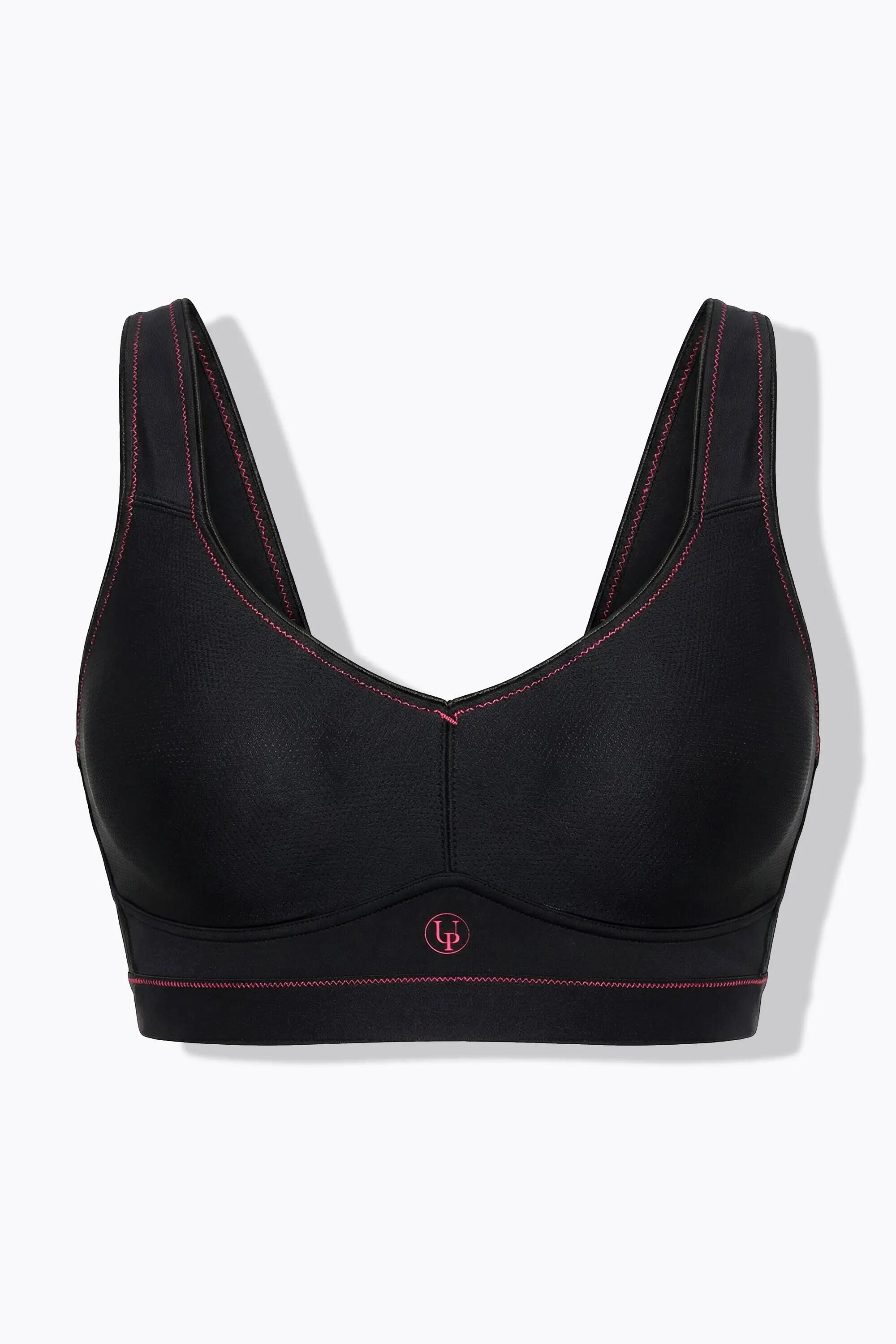 Damen Sport-BH Ziernähte ohne Softcups bügellos Cup B - F 12/13
