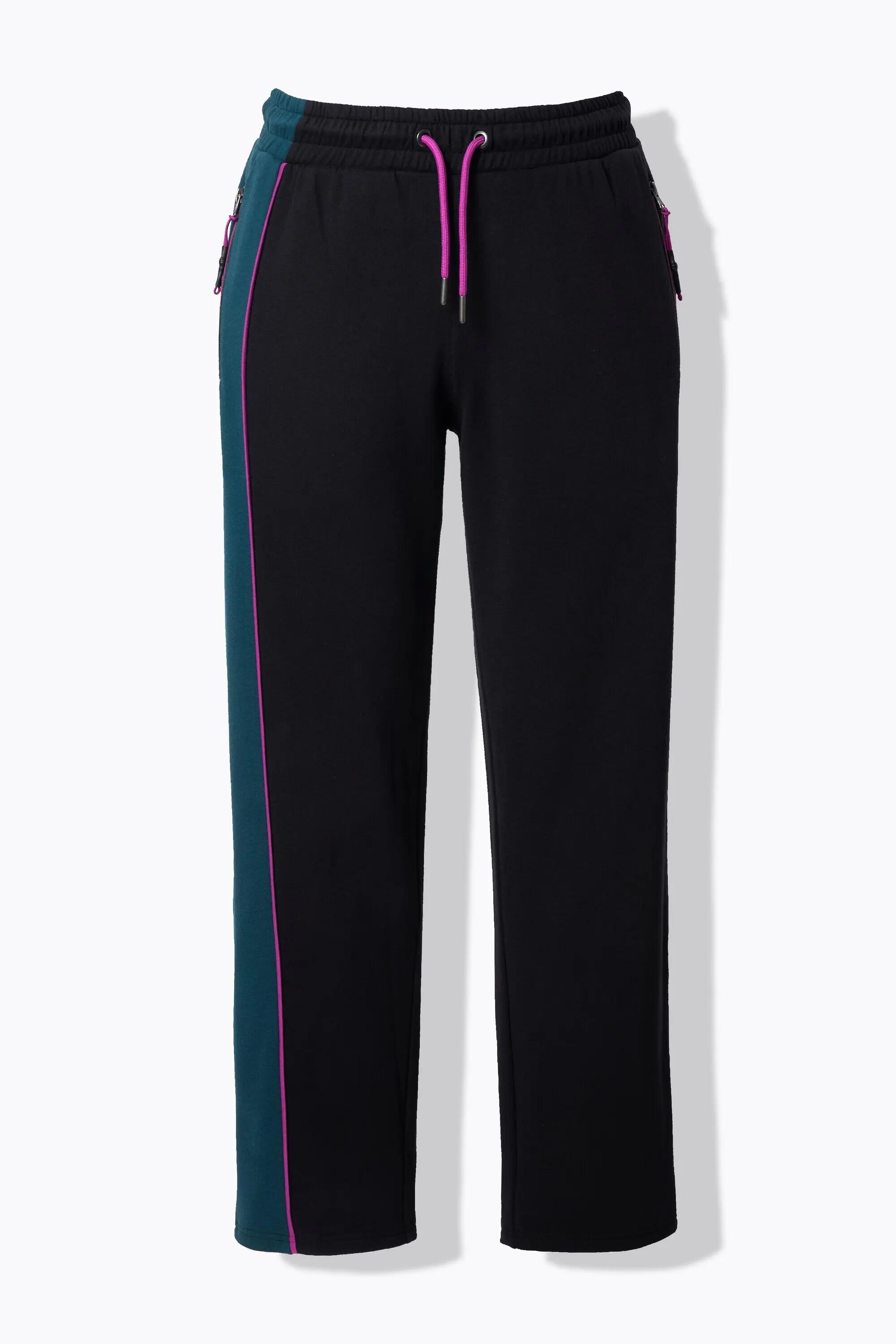 Dames Joggingbroek colorblocking ritszakken elastische tailleband 11/11