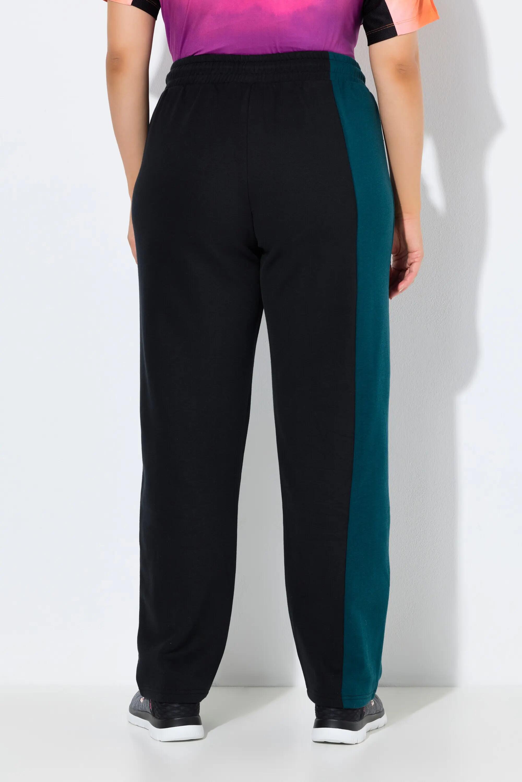 Dames Joggingbroek colorblocking ritszakken elastische tailleband 7/11
