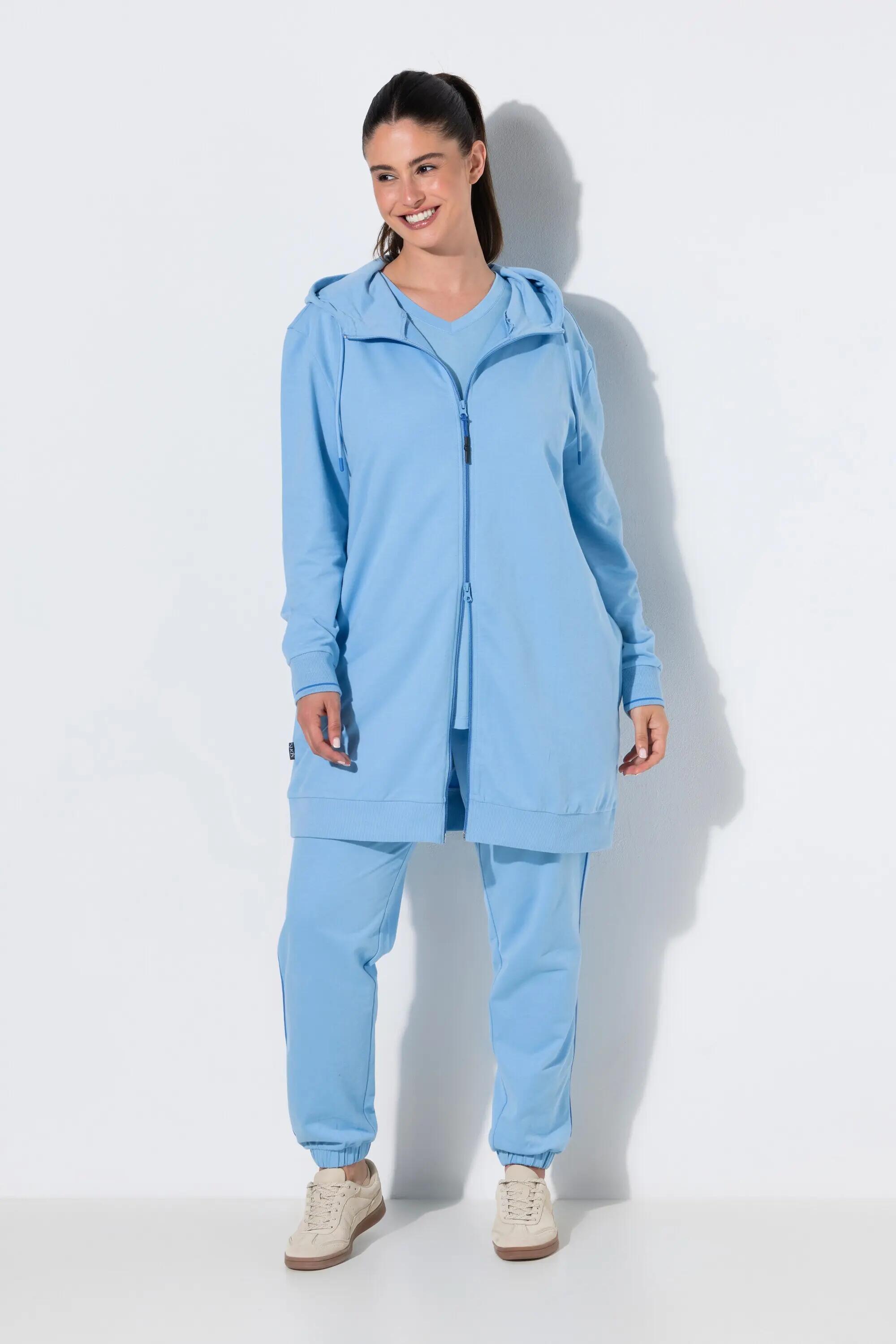 Dames Sweatvest sierpaspel oversized capuchon 2-wegrits 13/13