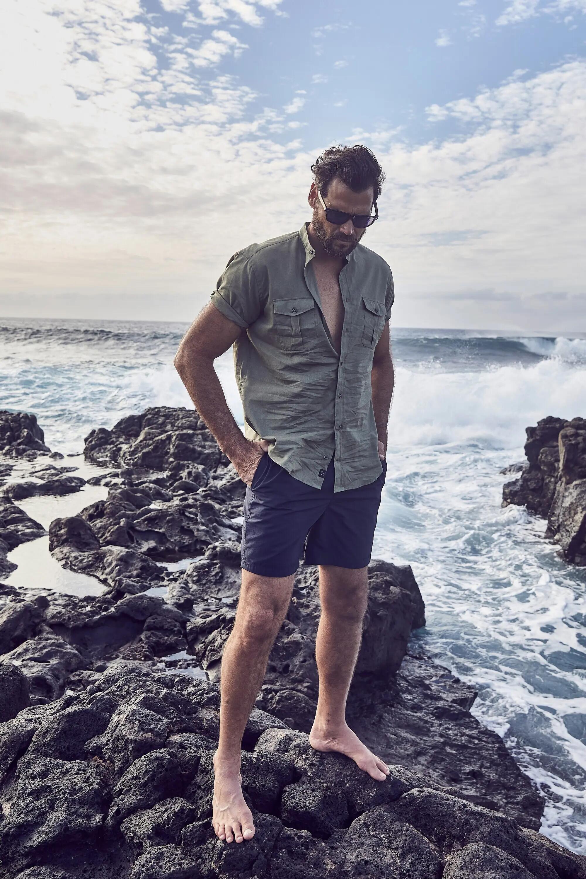Herren Badeshorts Beachwear Elastikbund 11/11