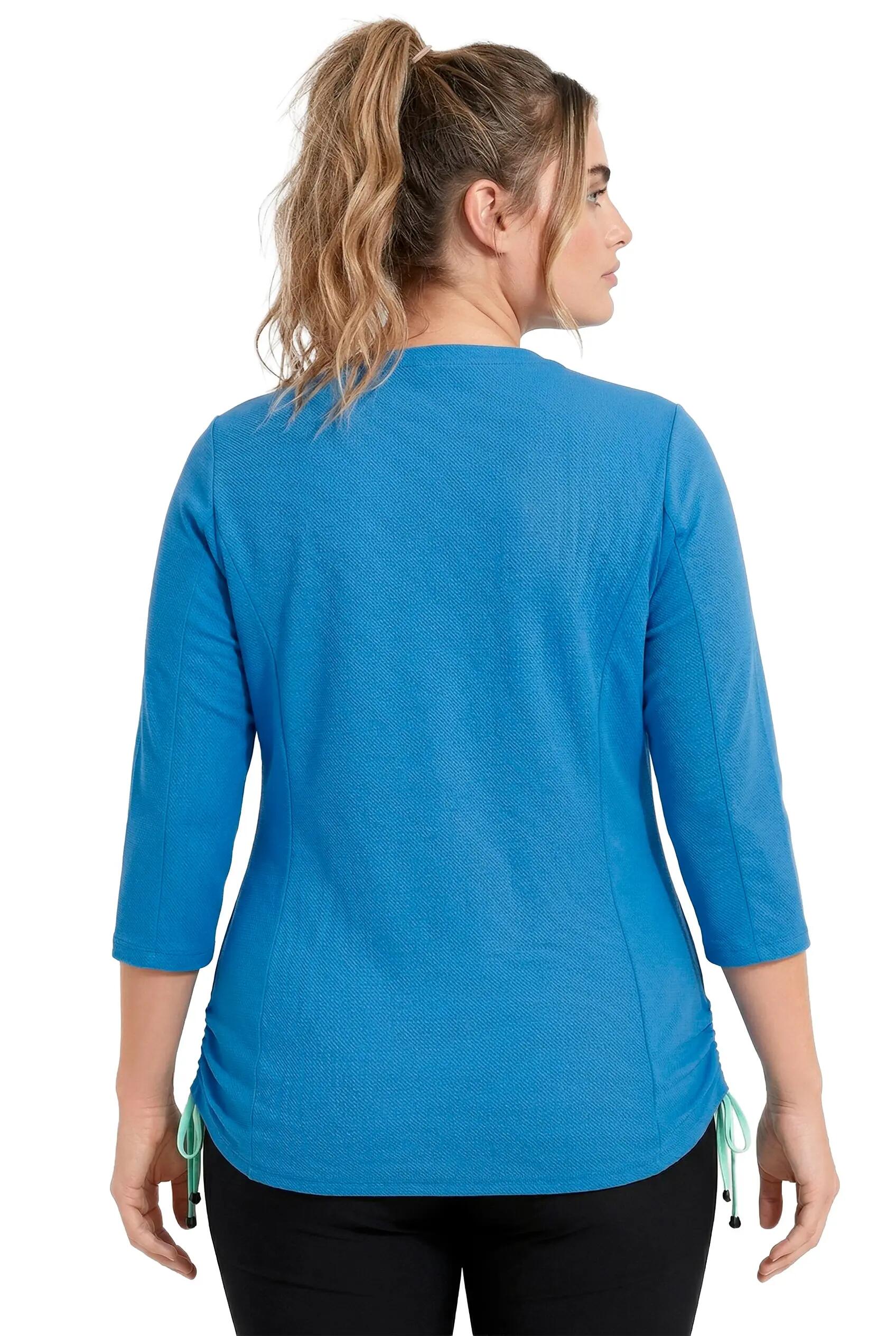 Dames Functioneel shirt ronde hals driekwartmouwen gerecycled 4/13