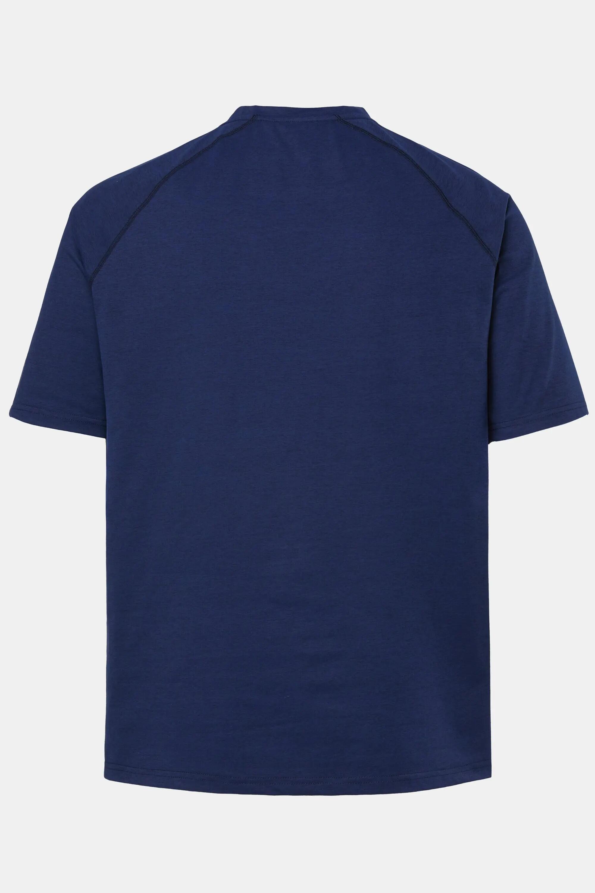Heren T-shirt borstprint korte raglanmouwen tot 7XL 8/9