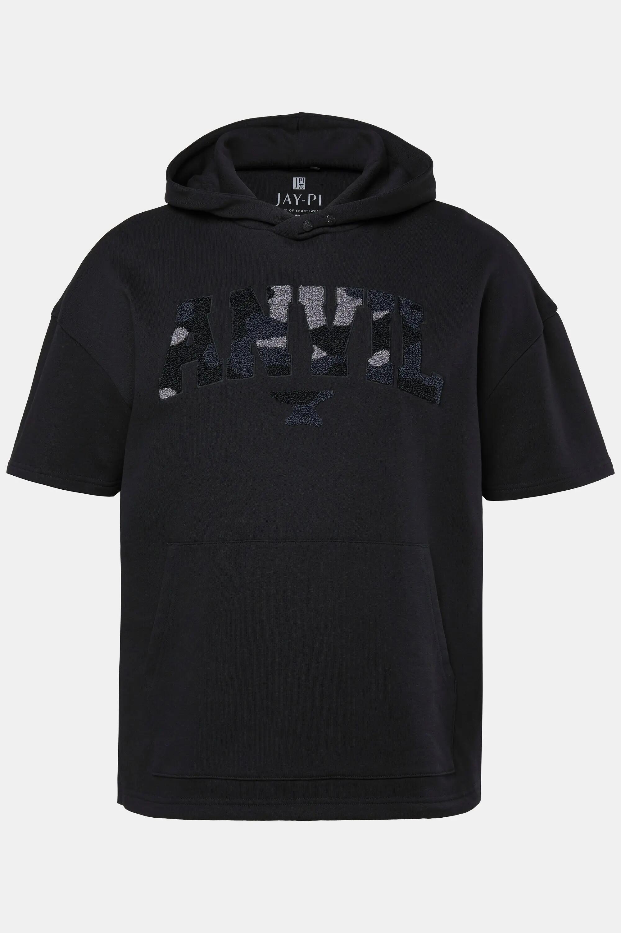 Heren Hoodie Buik-Fit fitness korte mouwen print tot 7XL 9/11