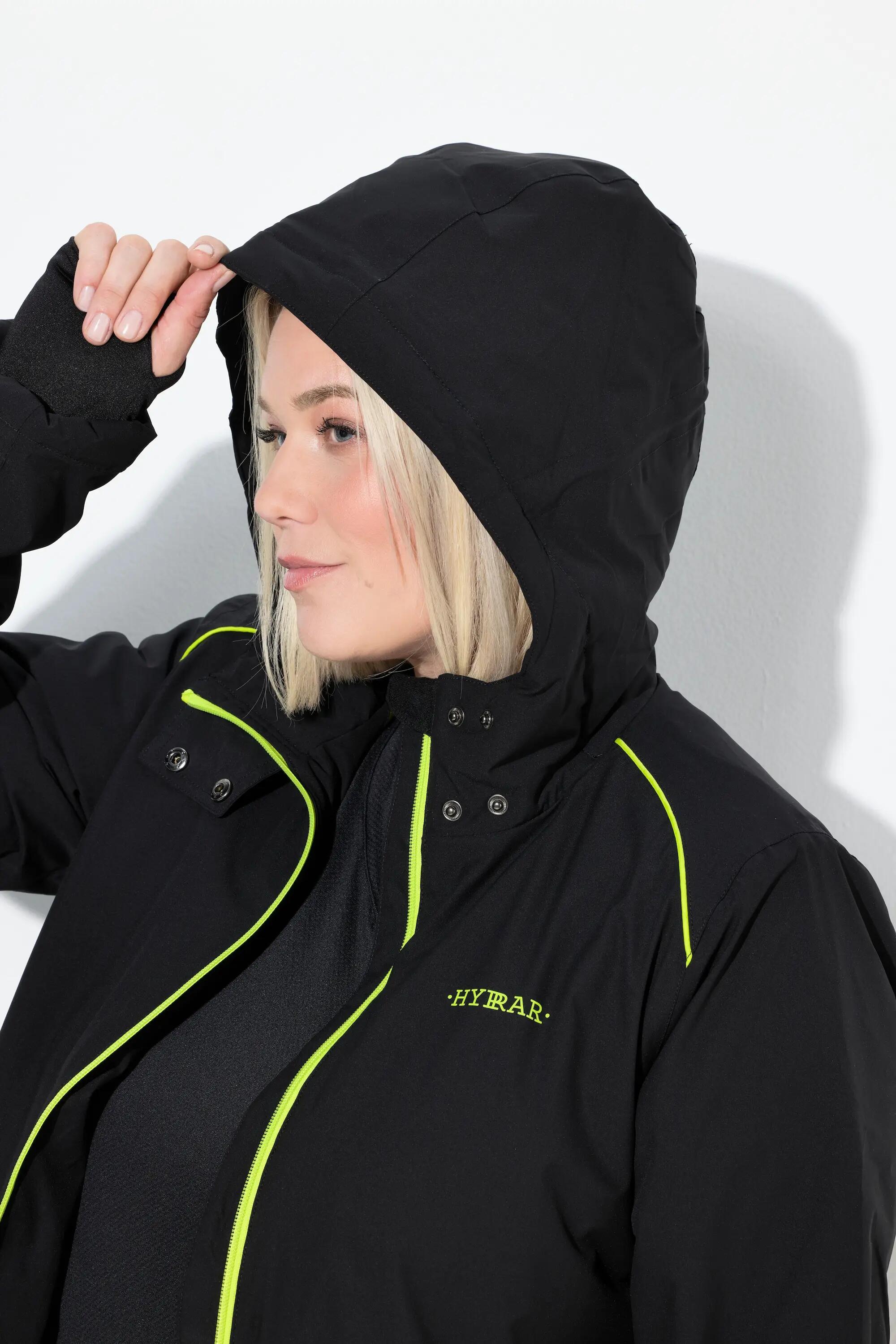 Damen HYPRAR Funktionsjacke wasserdicht 2-Wege-Zipper Kapuze 2/13