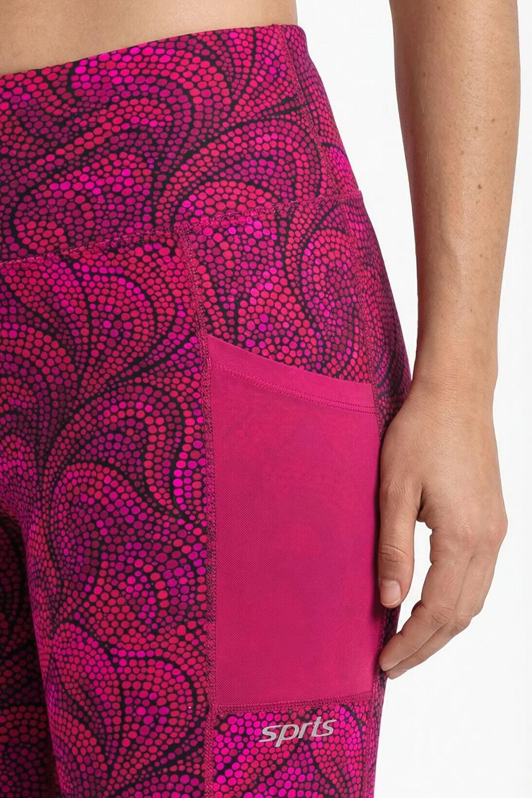 Femme Legging de sport 3/4. Matière recyclée. Séchage rapide 11/13