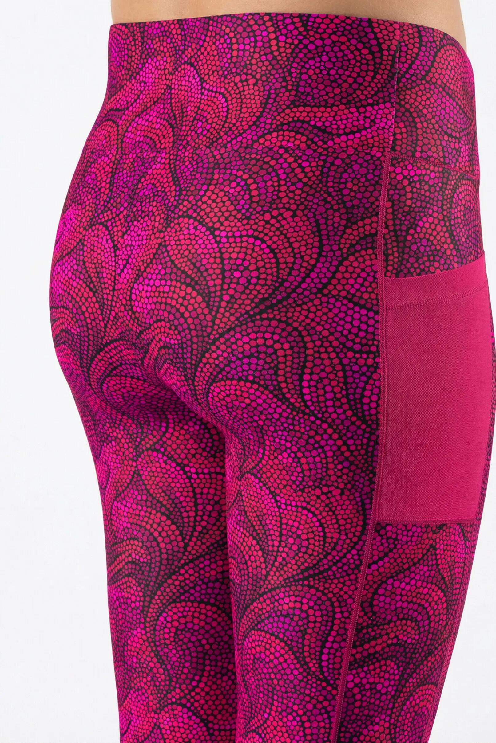 Femme Legging de sport 3/4. Matière recyclée. Séchage rapide 10/13