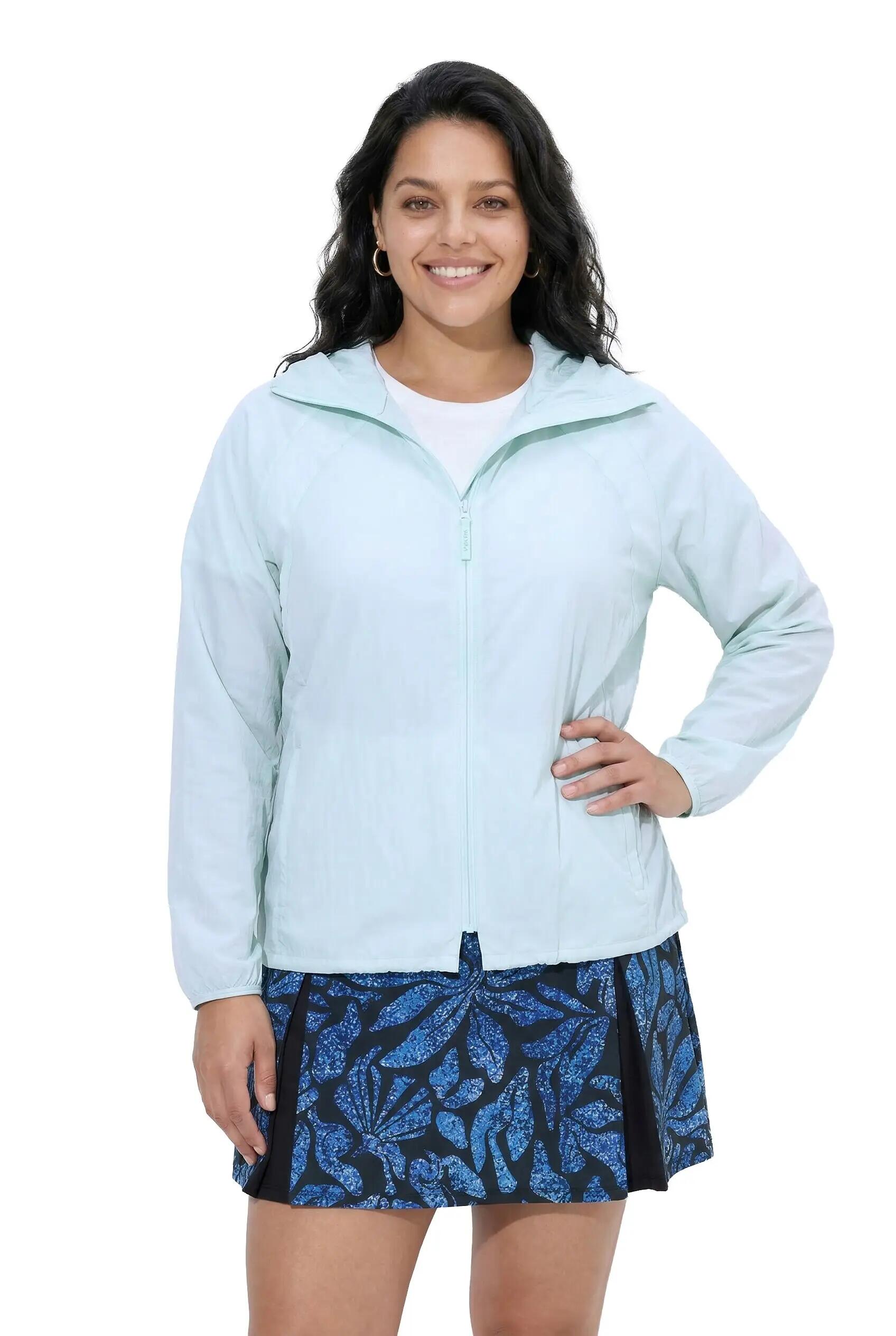 Femme Veste d’extérieur indice SPF 30+ déperlante capuche 4/13