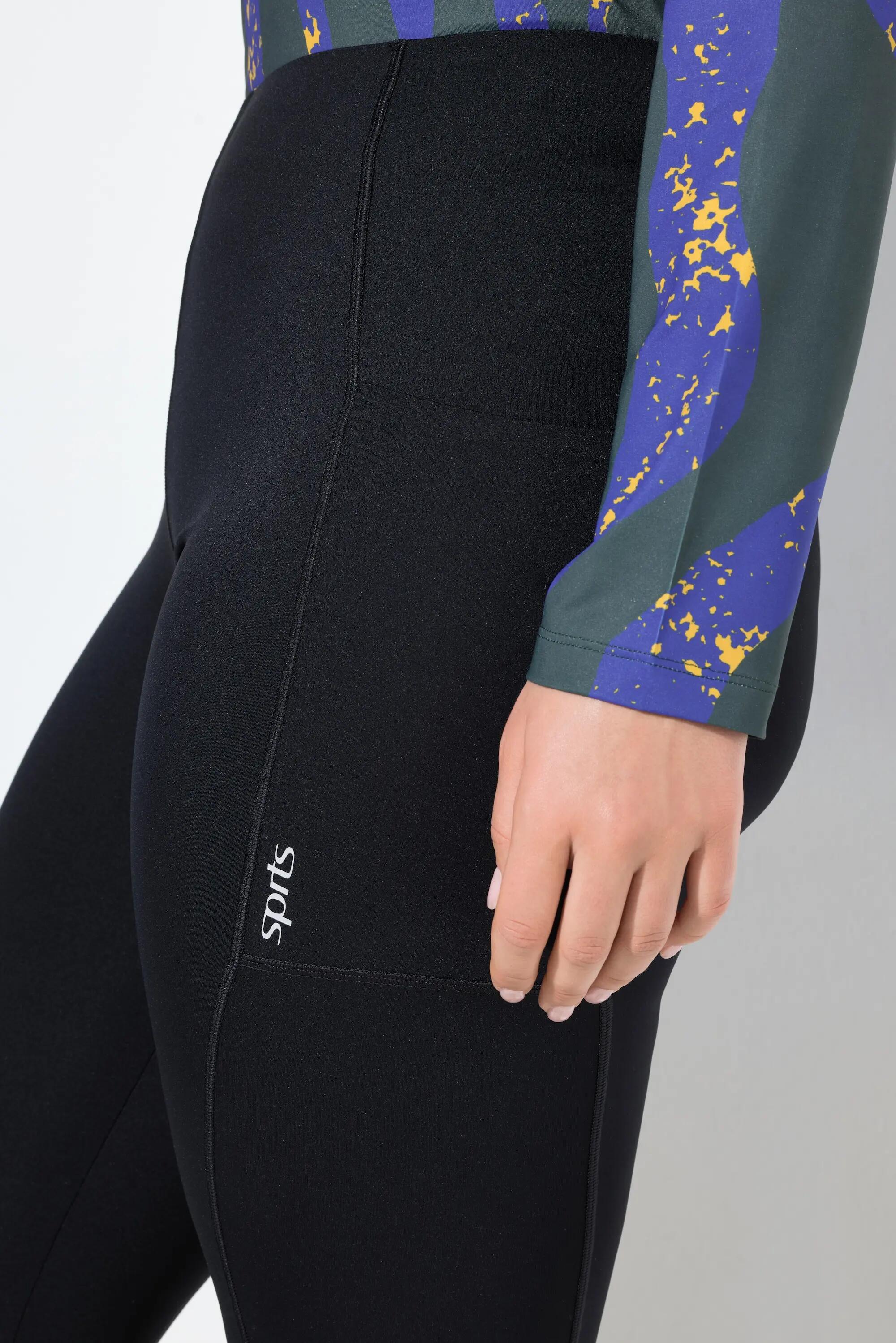 Dames Capri-legging stretch sneldrogend gerecycled 8/11