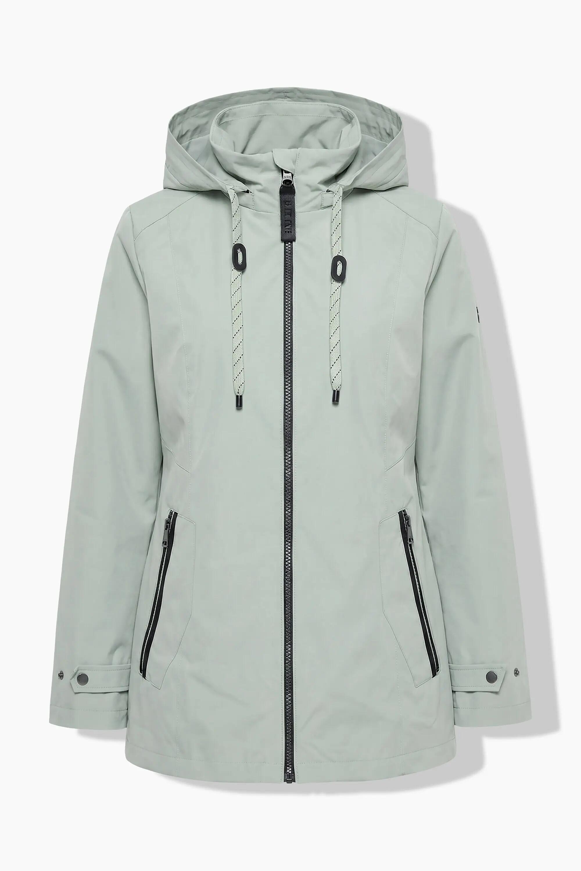 Femme Veste technique HYPRAR à capuche matière déperlante coupe évasée 13/13
