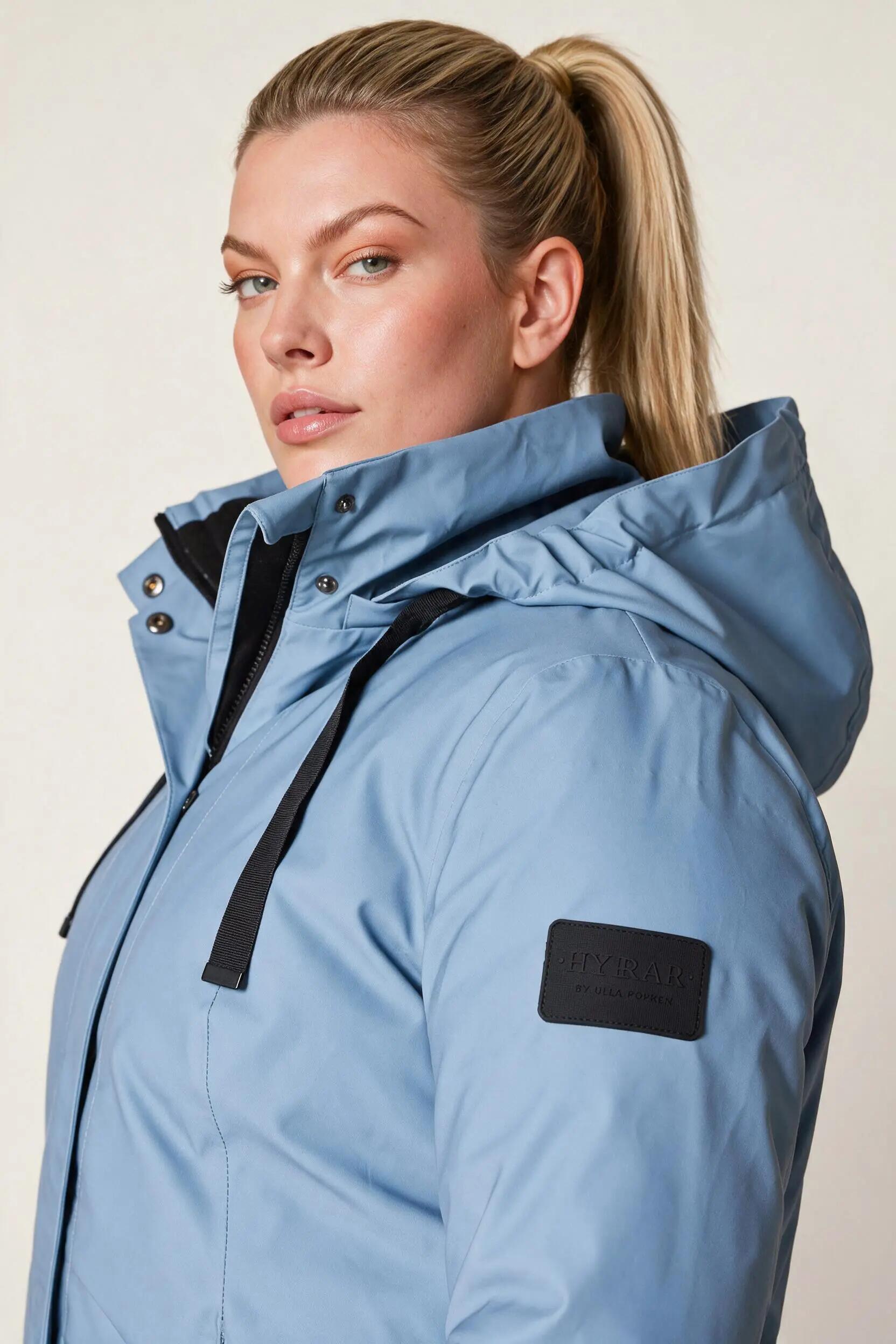 Dames HYPRAR functionele jas waterdicht capuchon 8/15