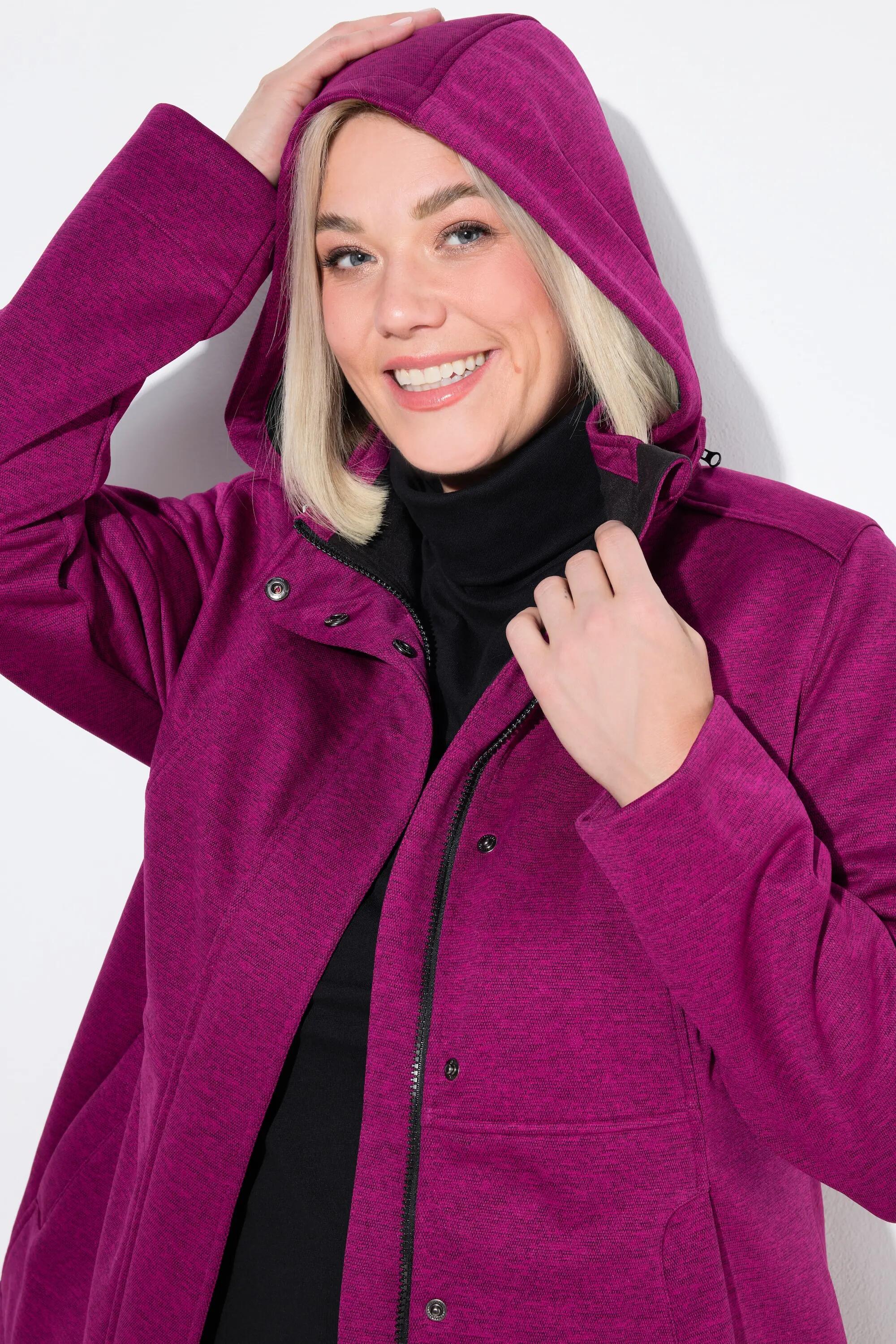 Femme Veste technique HYPRAR à capuche tissu Softshell imperméable 3/13