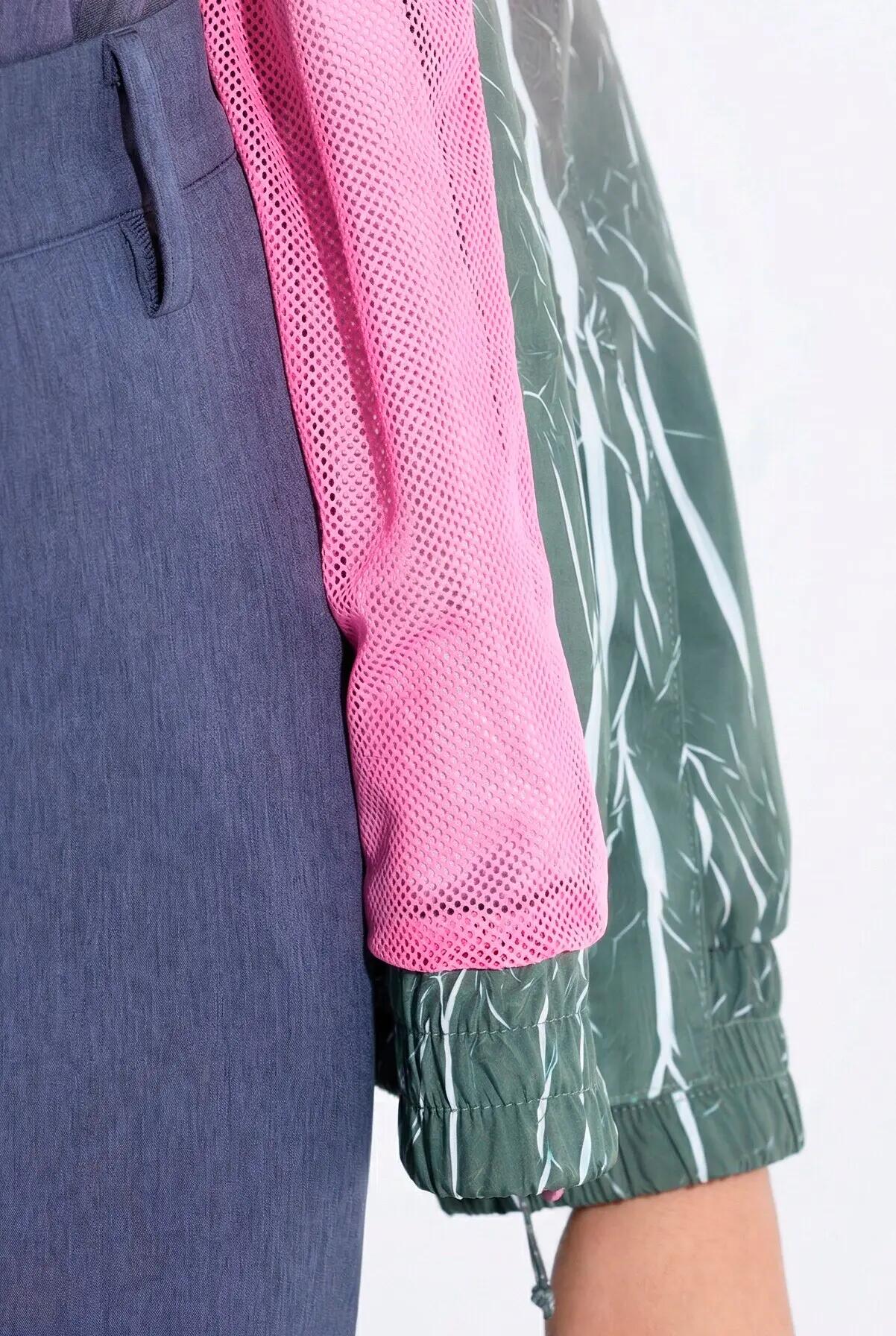 Damen Funktionsjacke Farbverlauf Kapuze wasserabweisend 2/13