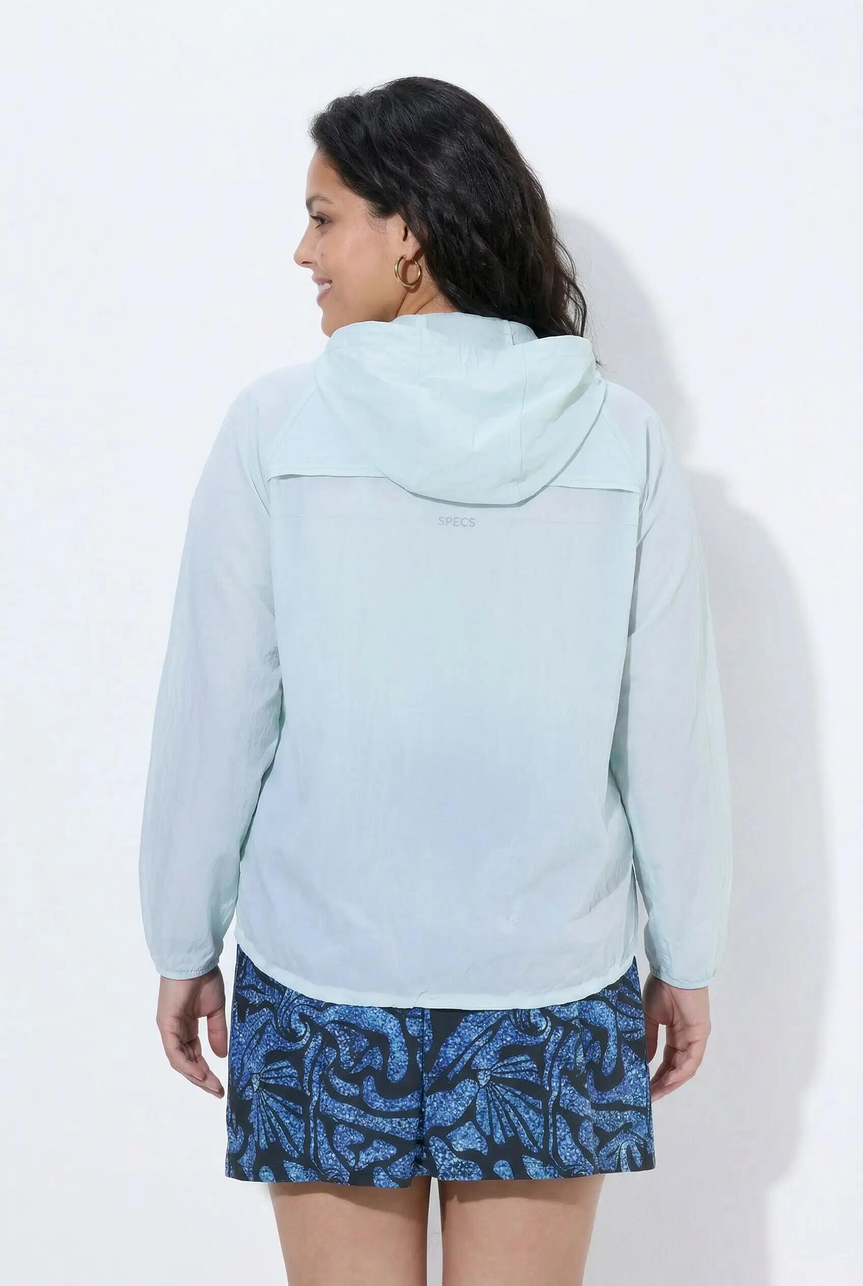 Femme Veste d’extérieur indice SPF 30+ déperlante capuche 8/13