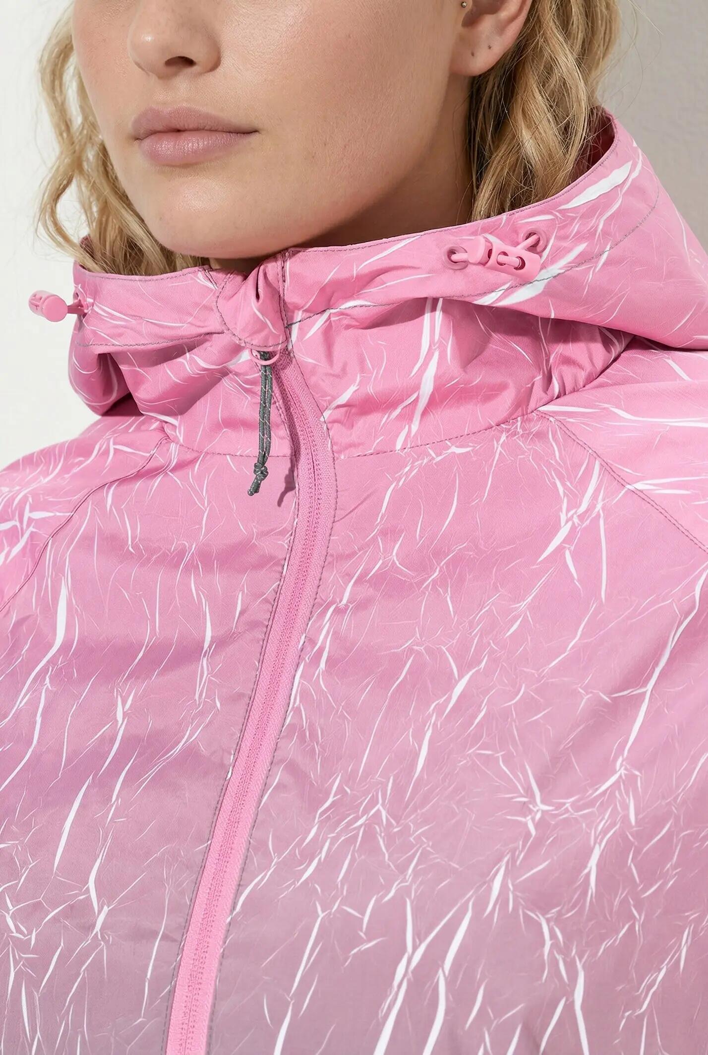 Damen Funktionsjacke Farbverlauf Kapuze wasserabweisend 11/13