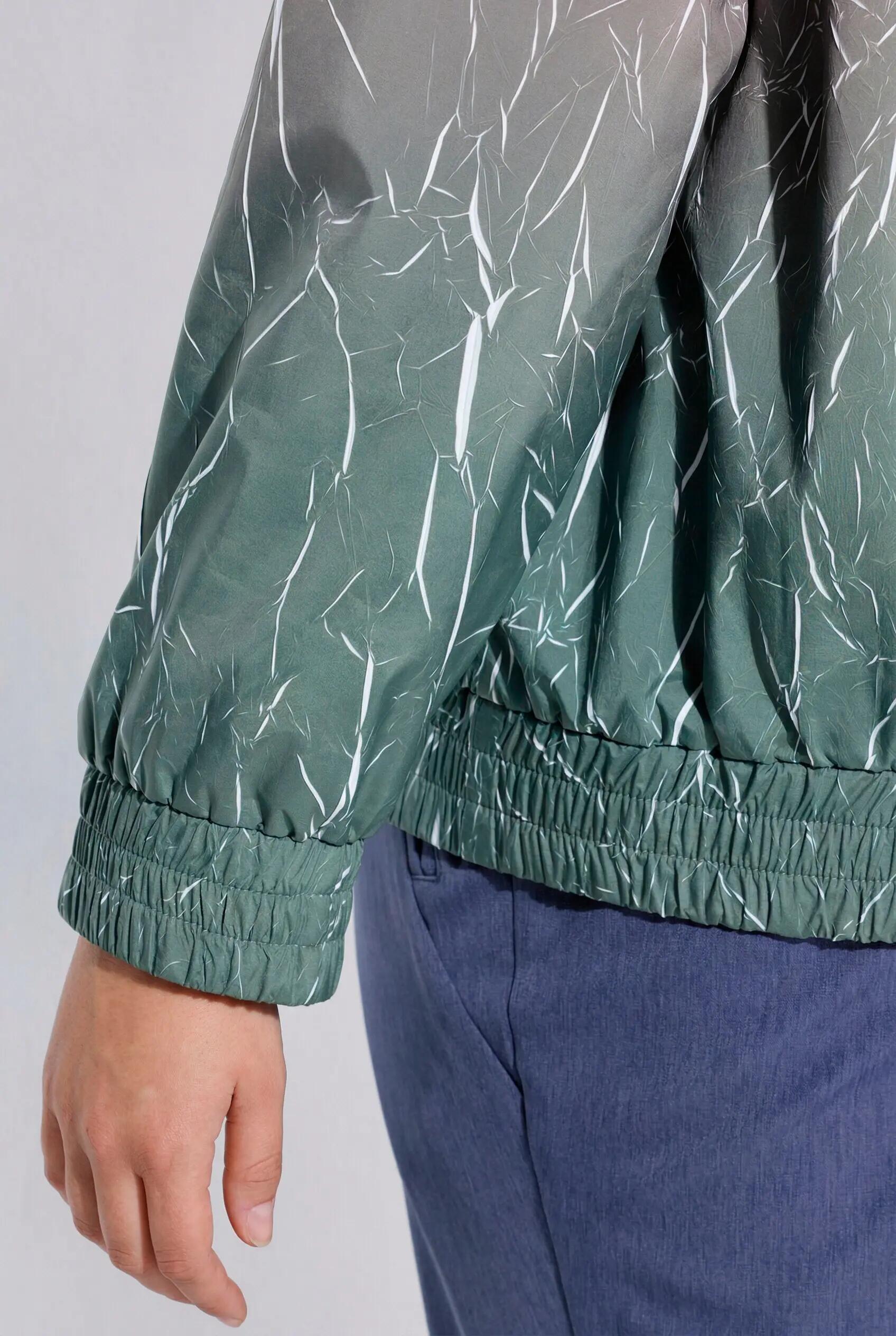 Damen Funktionsjacke Farbverlauf Kapuze wasserabweisend 10/13