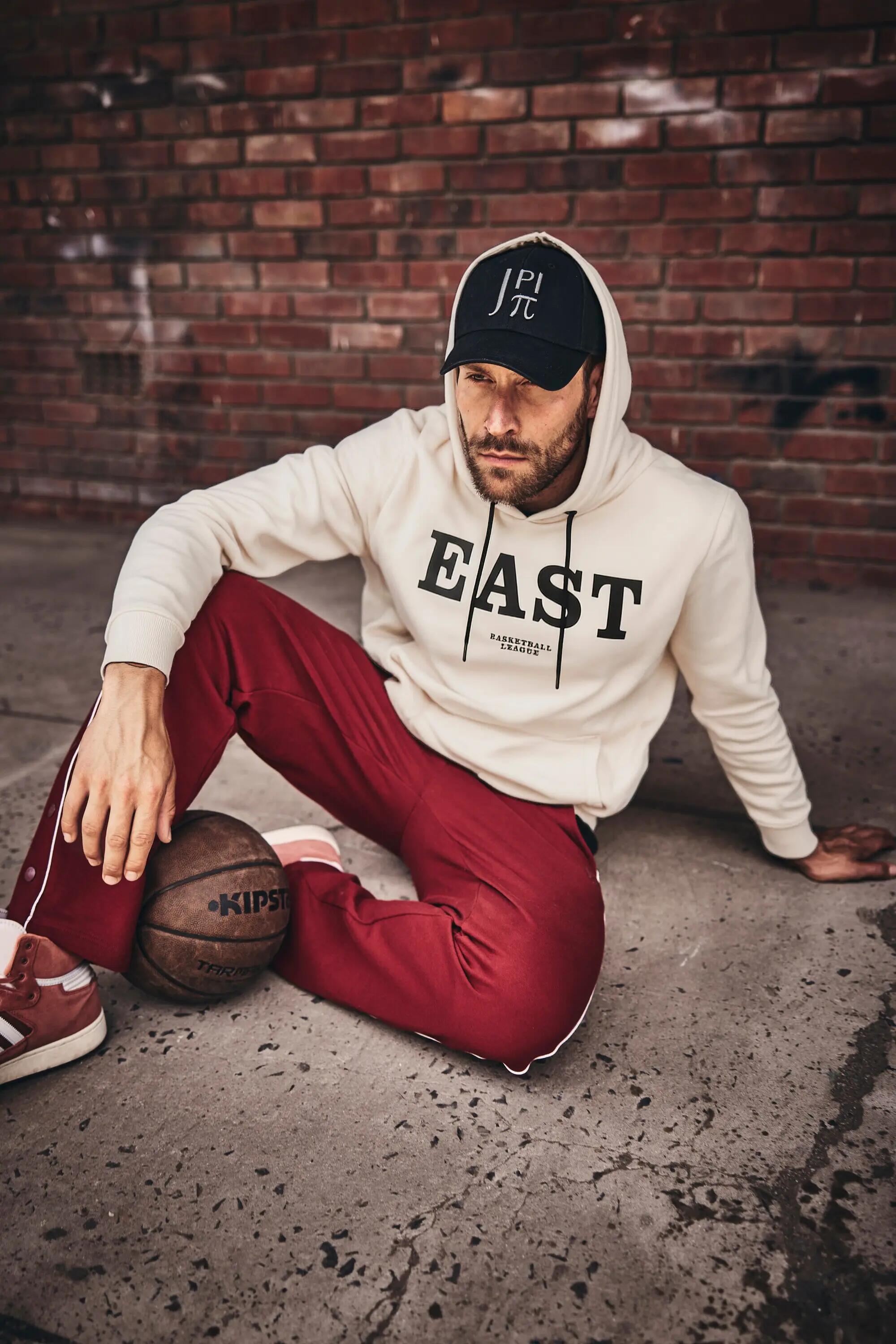 Heren hoodie fitness capuchon borstprint tot 7XL 13/13