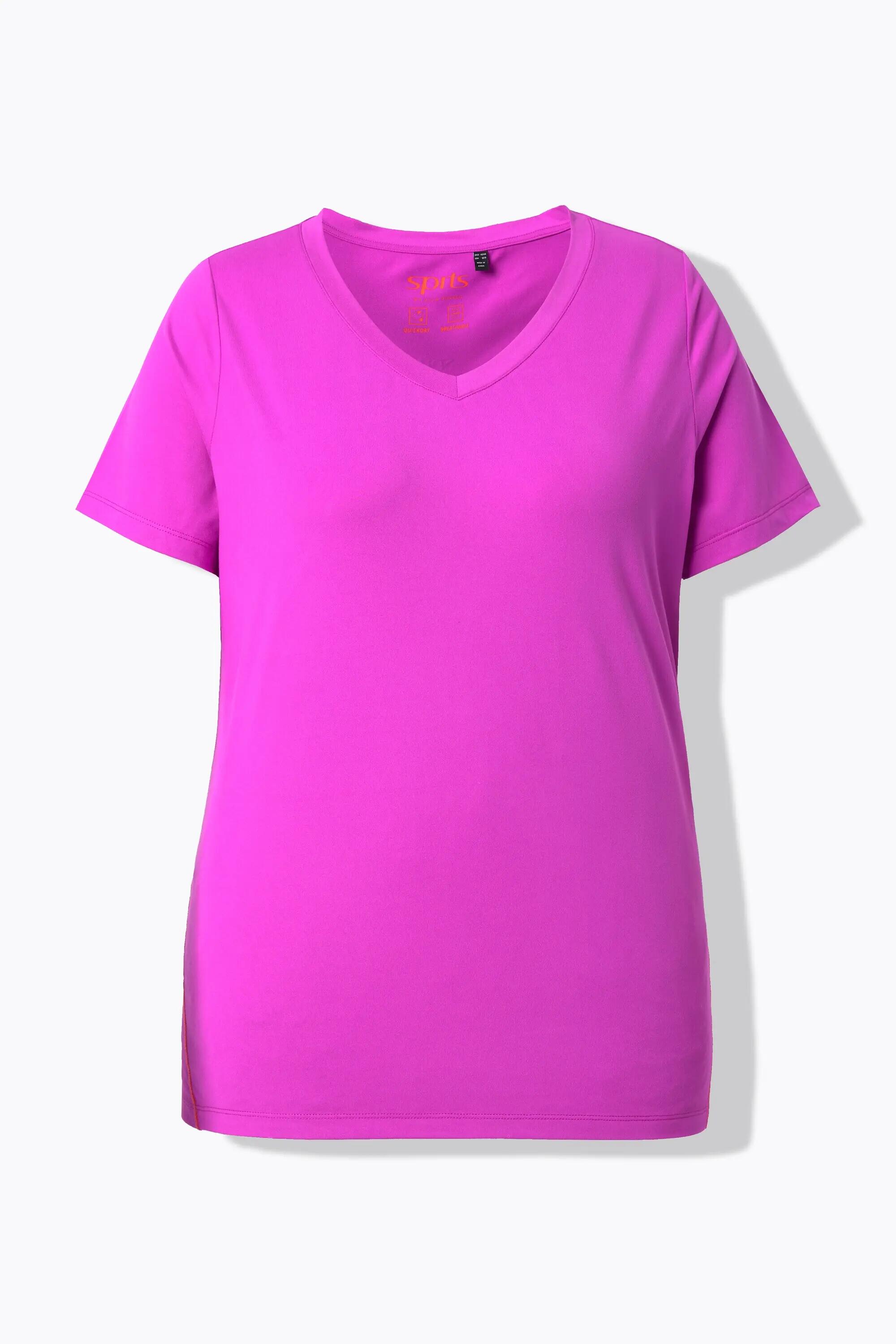 Damen Funktions-Shirt Slim V-Ausschnitt Halbarm recycelt 11/11